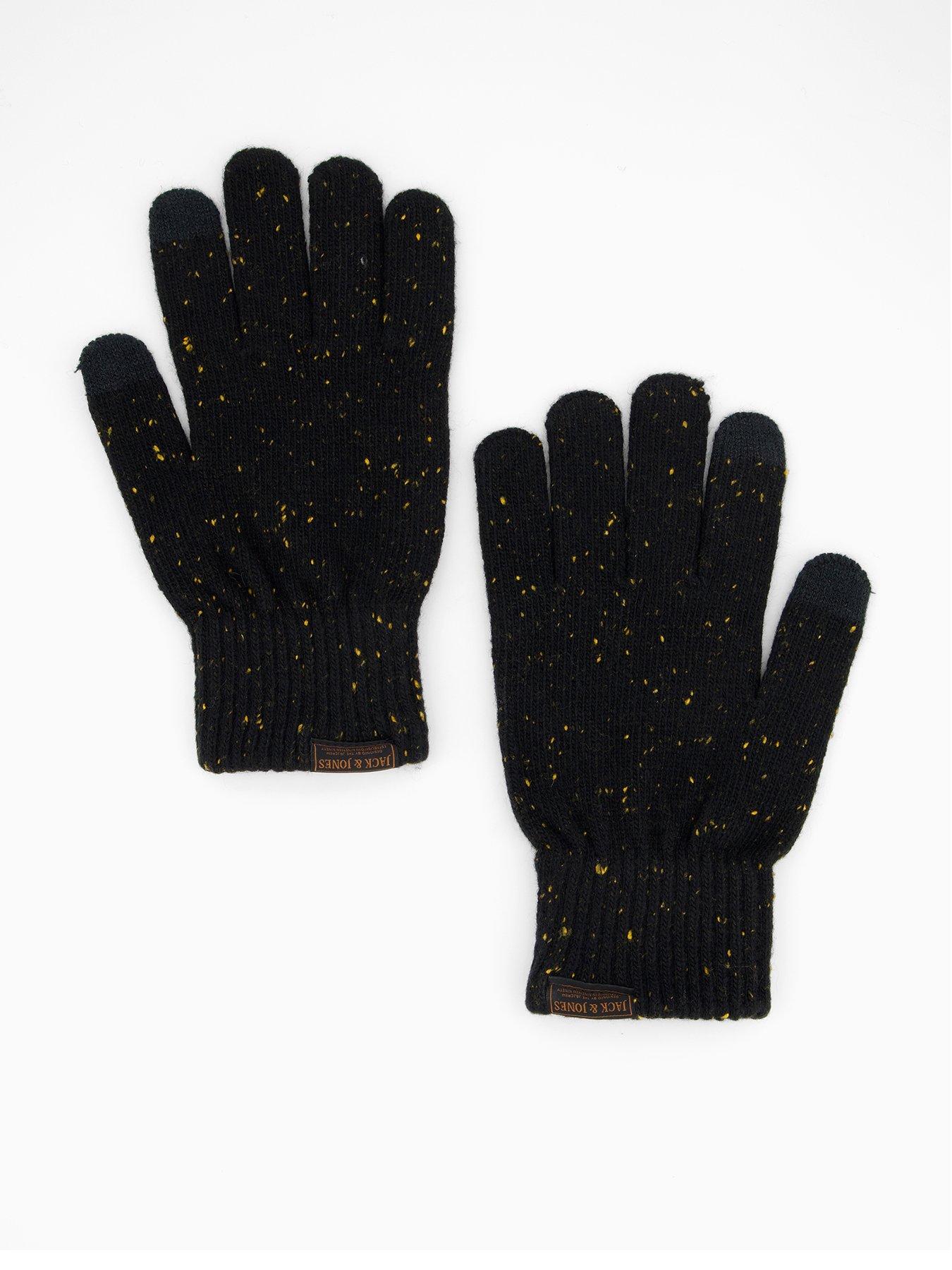 Jack & Jones Cliff Nap Knitted Gloves - Dark Brown