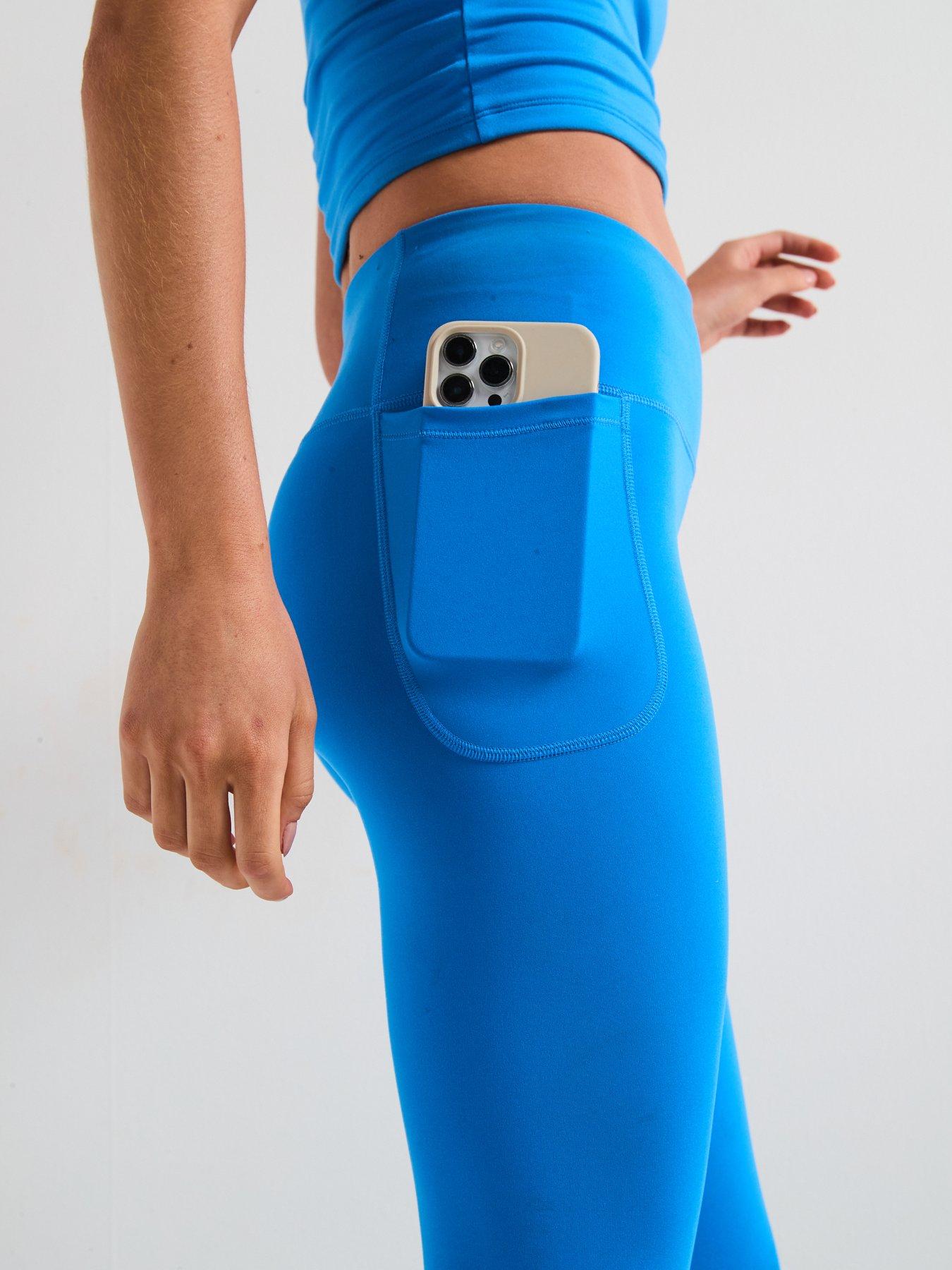 Image 4 of 6 of UNDER ARMOUR Womens Training Motion Tights - Blue