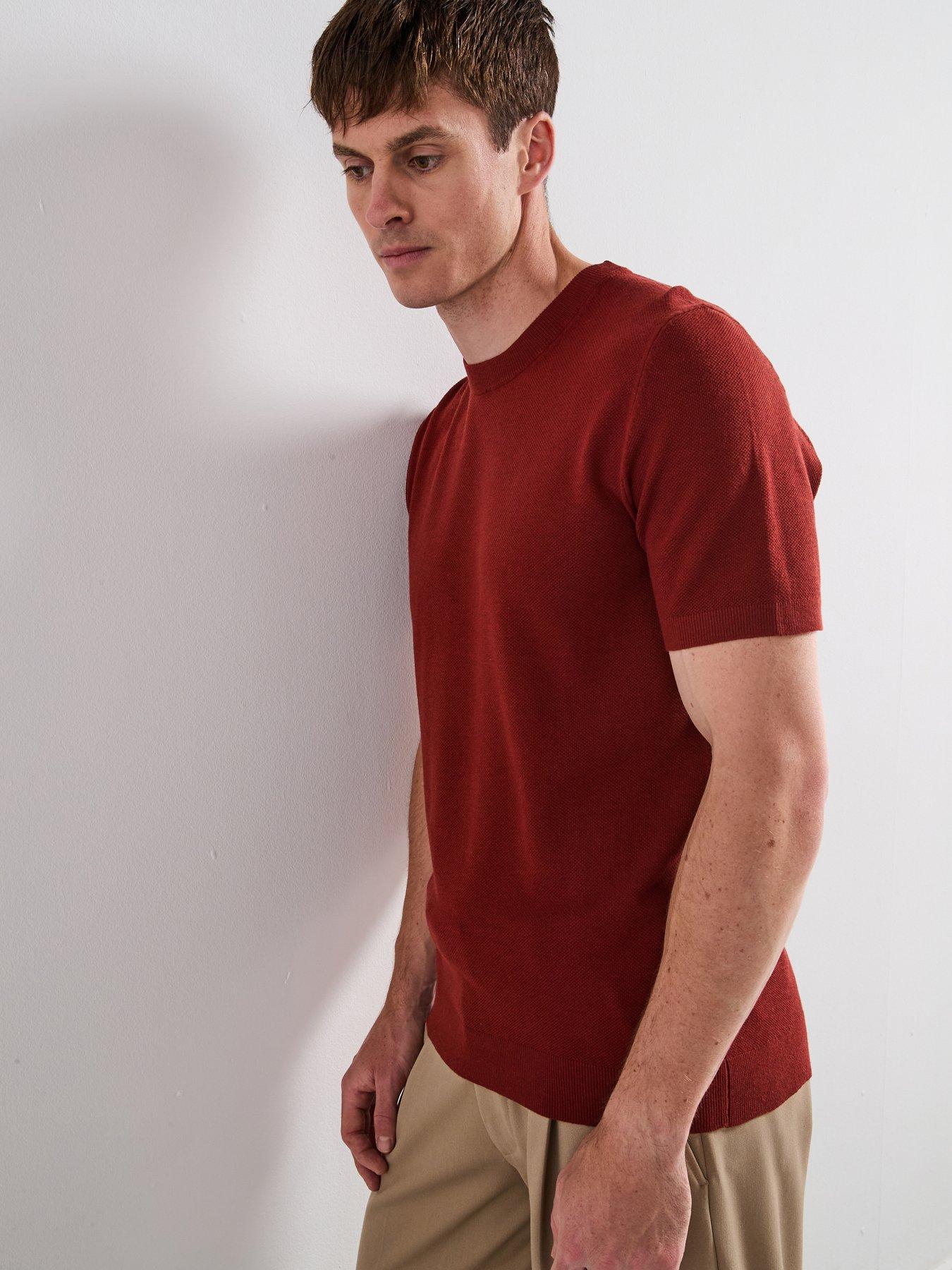 undefined Andrew Knitted T-Shirt - Orange