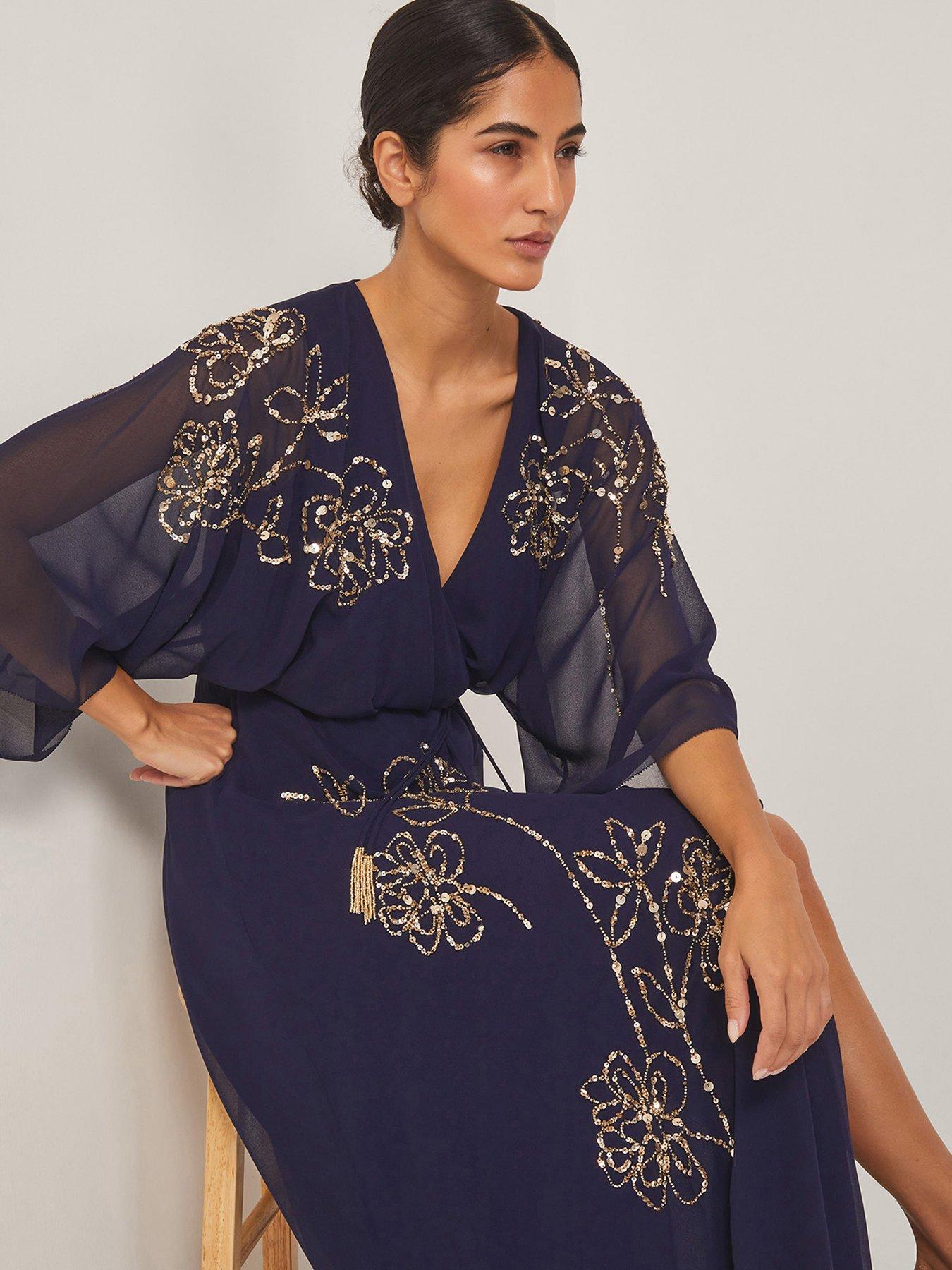Wrap Dress Monsoon Space Dress Sarah Embellished Wrap Dress