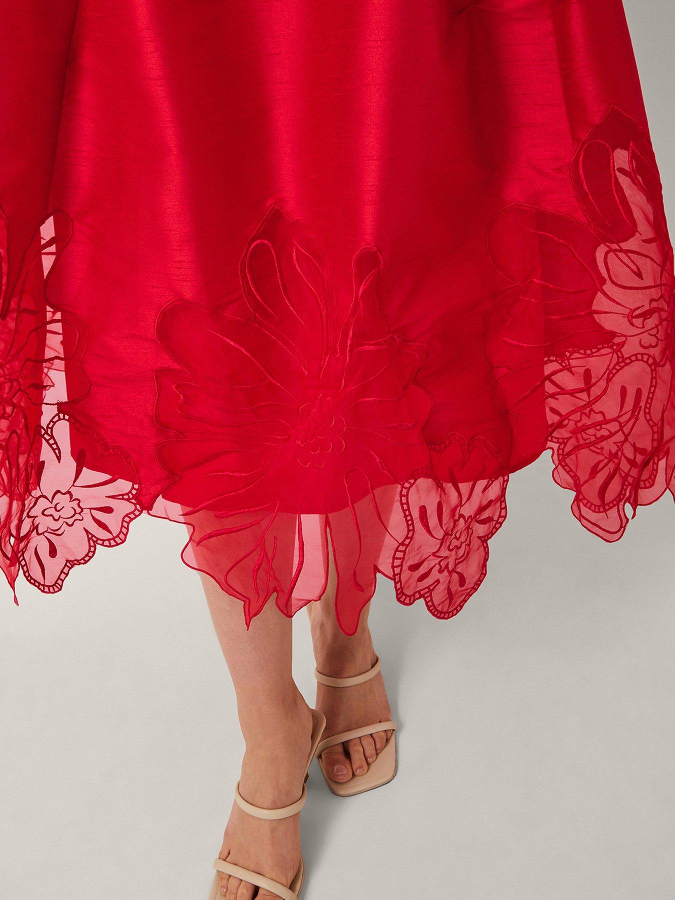 chinese dress ladies Nimo With Love, Monsoon Dress- Orange Lace  Snapdragon Designs