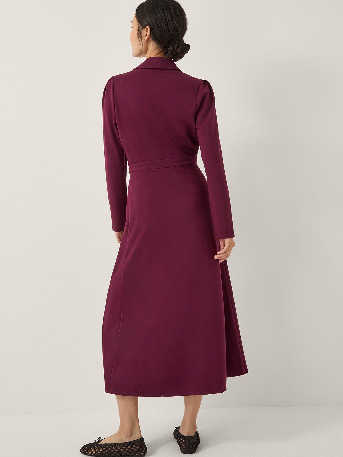 monsoon burgundy dress Polly Ponte Midi - US Size:US4 Azazie Bonnie Lemon Sorbet St Tropez