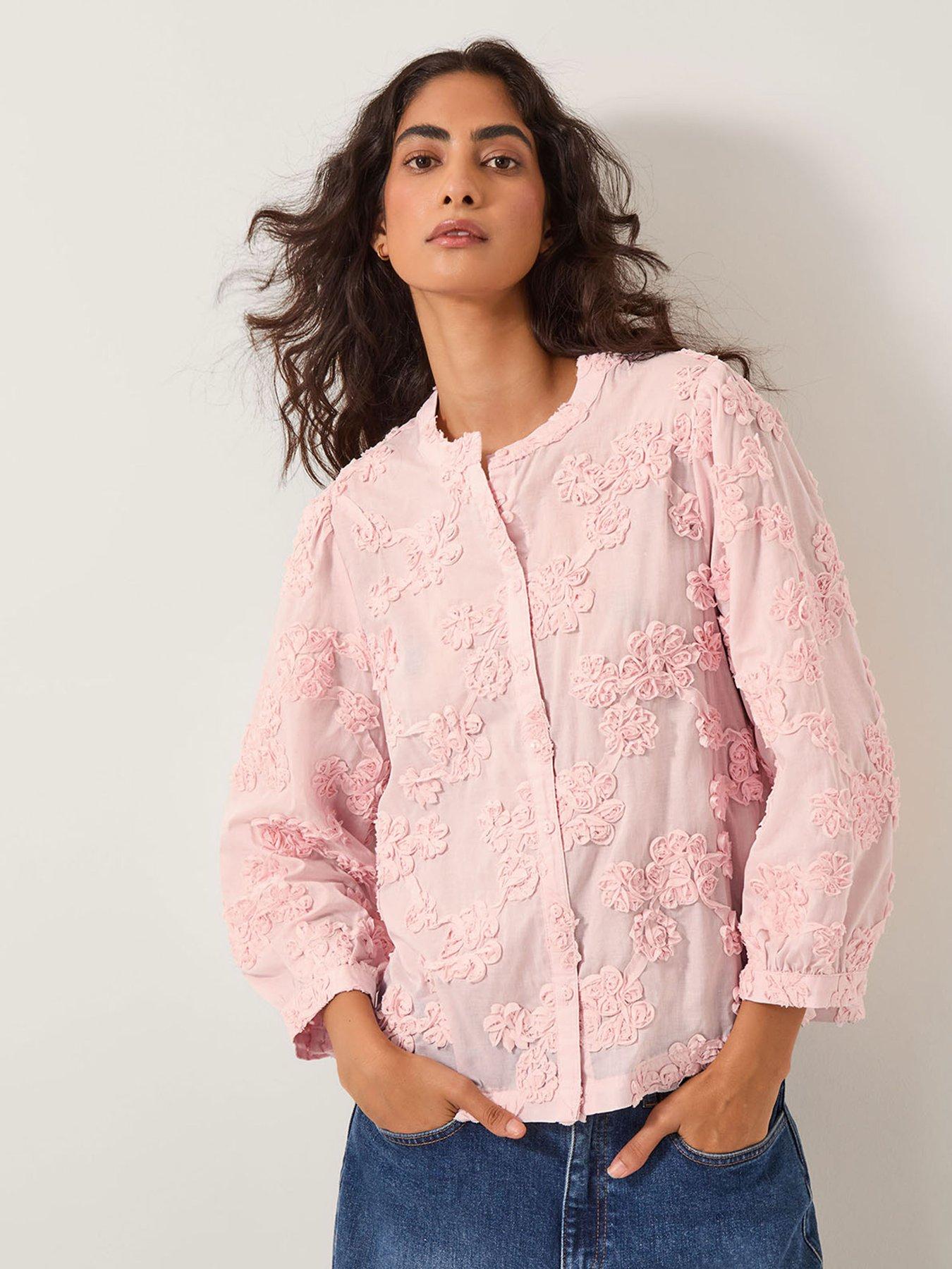 undefined Blair Floral Top - Blush