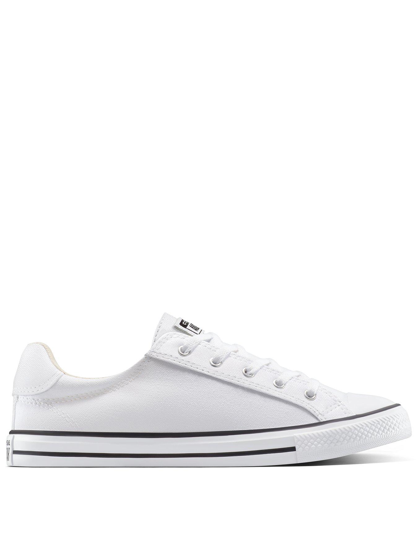 Converse Womens Chuck Taylor All Star Dainty Lucky Low Top White