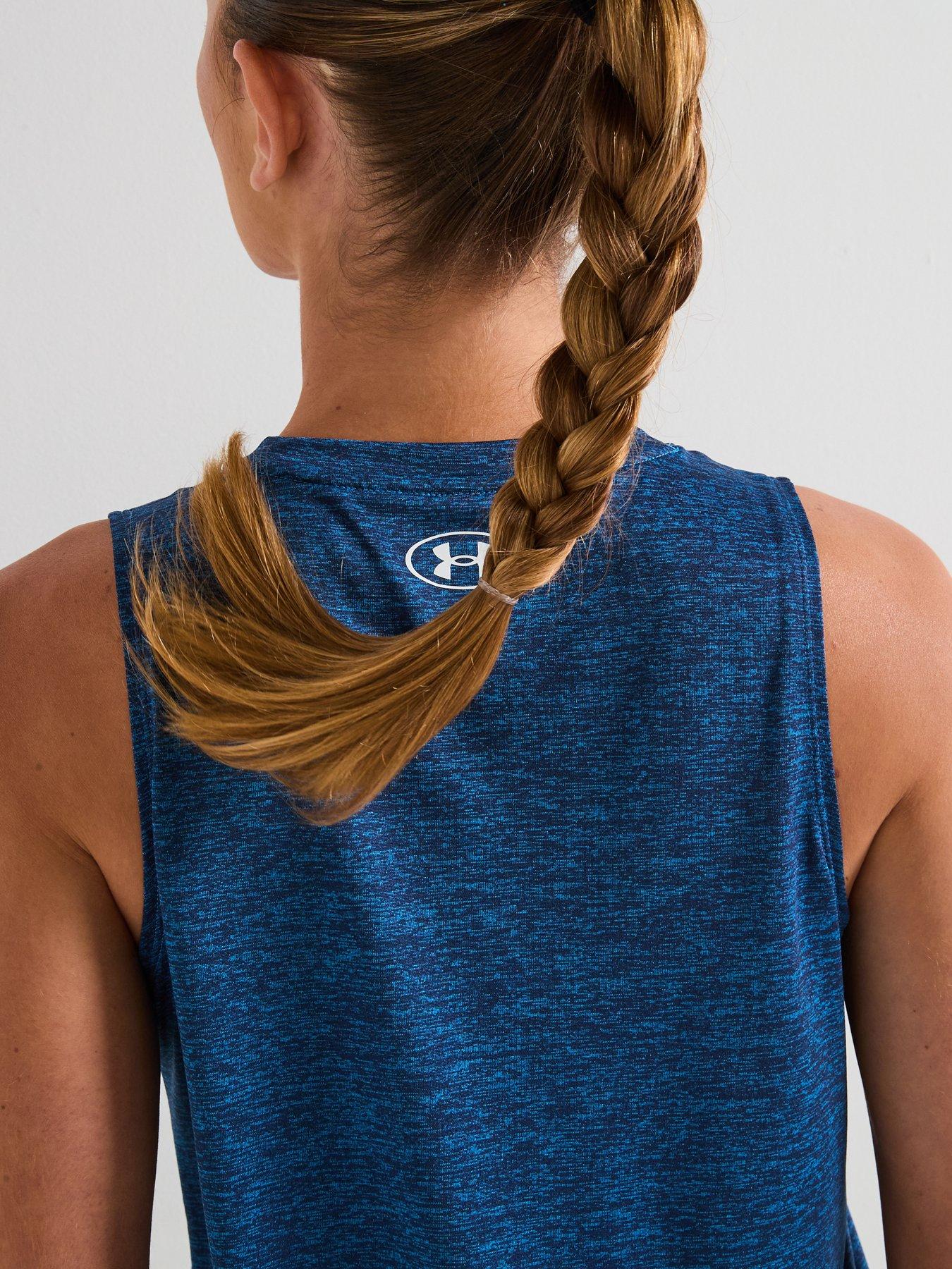 Image 4 of 6 of UNDER ARMOUR Womens Training Tech Twist Tank - Blue
