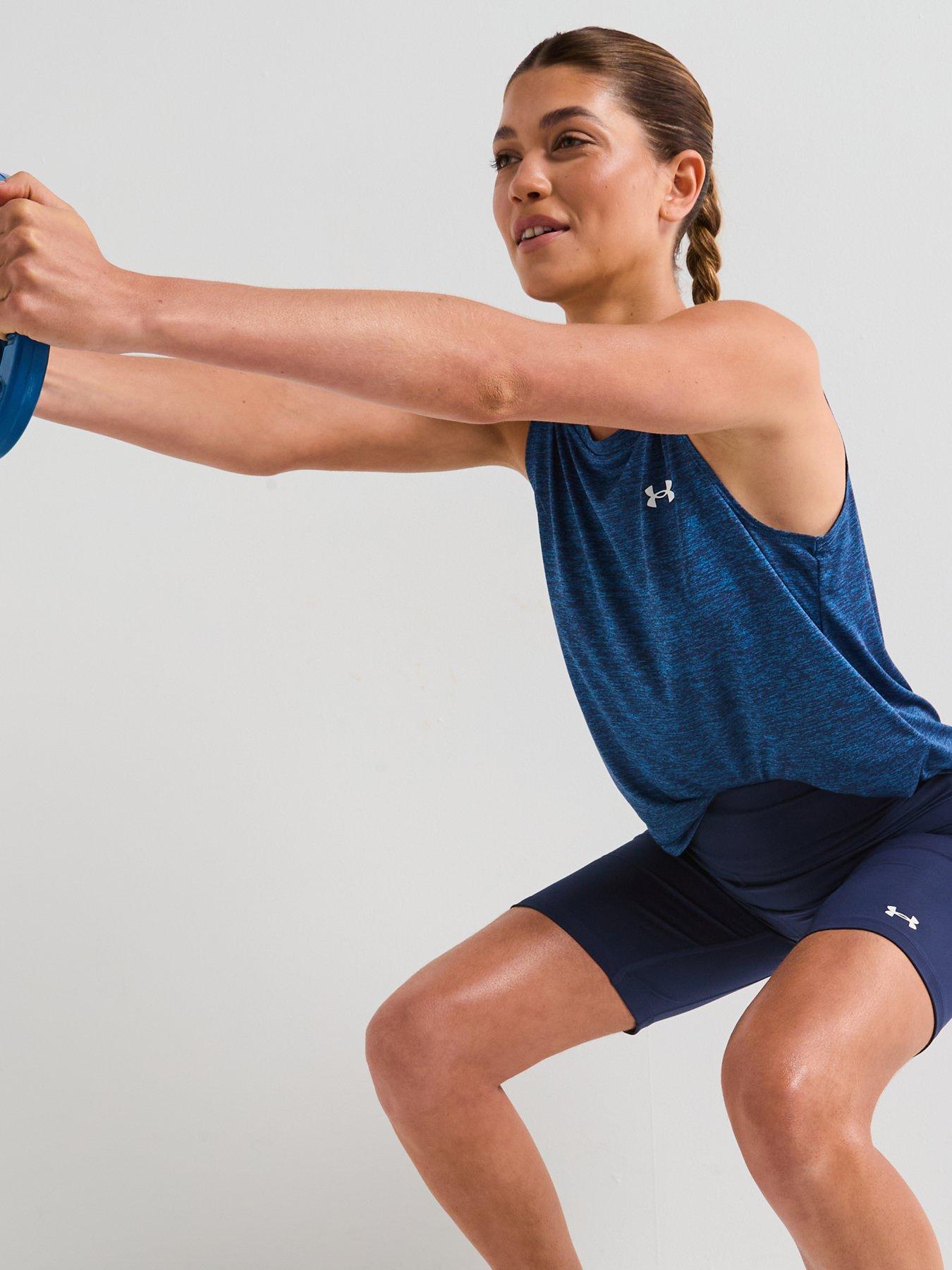 Image 5 of 6 of UNDER ARMOUR Womens Training Tech Twist Tank - Blue