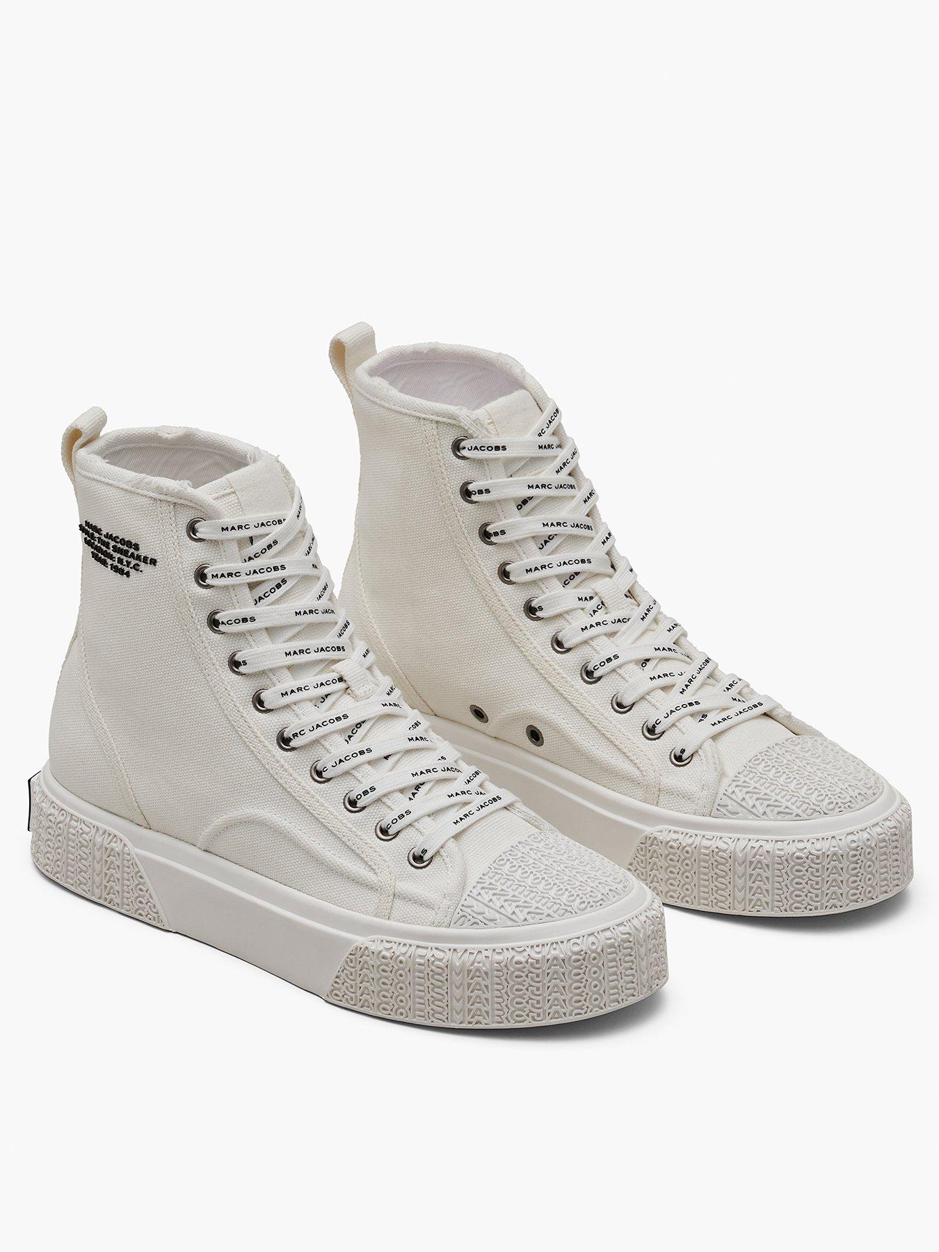 MARC JACOBS The High Top Sneaker - White