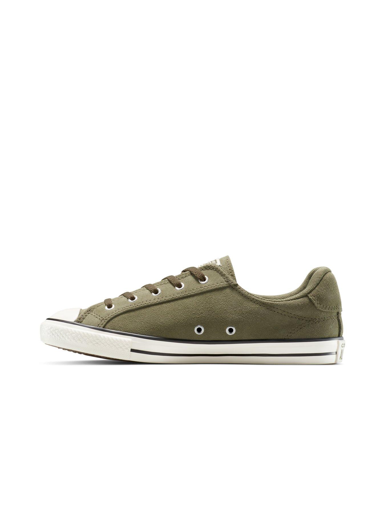 Converse Womens Chuck Taylor All Star Dainty Lucky Suede Low Top