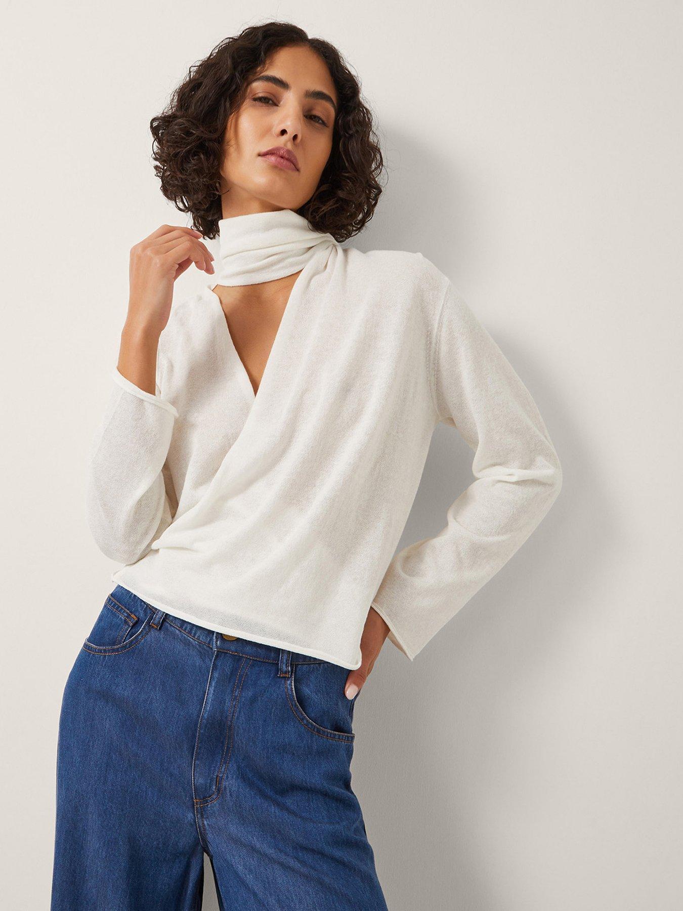 undefined Suri Sheer Wrap - Ivory
