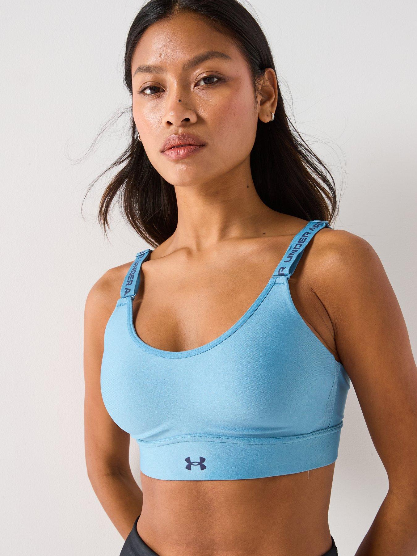 undefined Womens Training Infinity 20 Mid Support A-C Cup Sports Bra - Blue