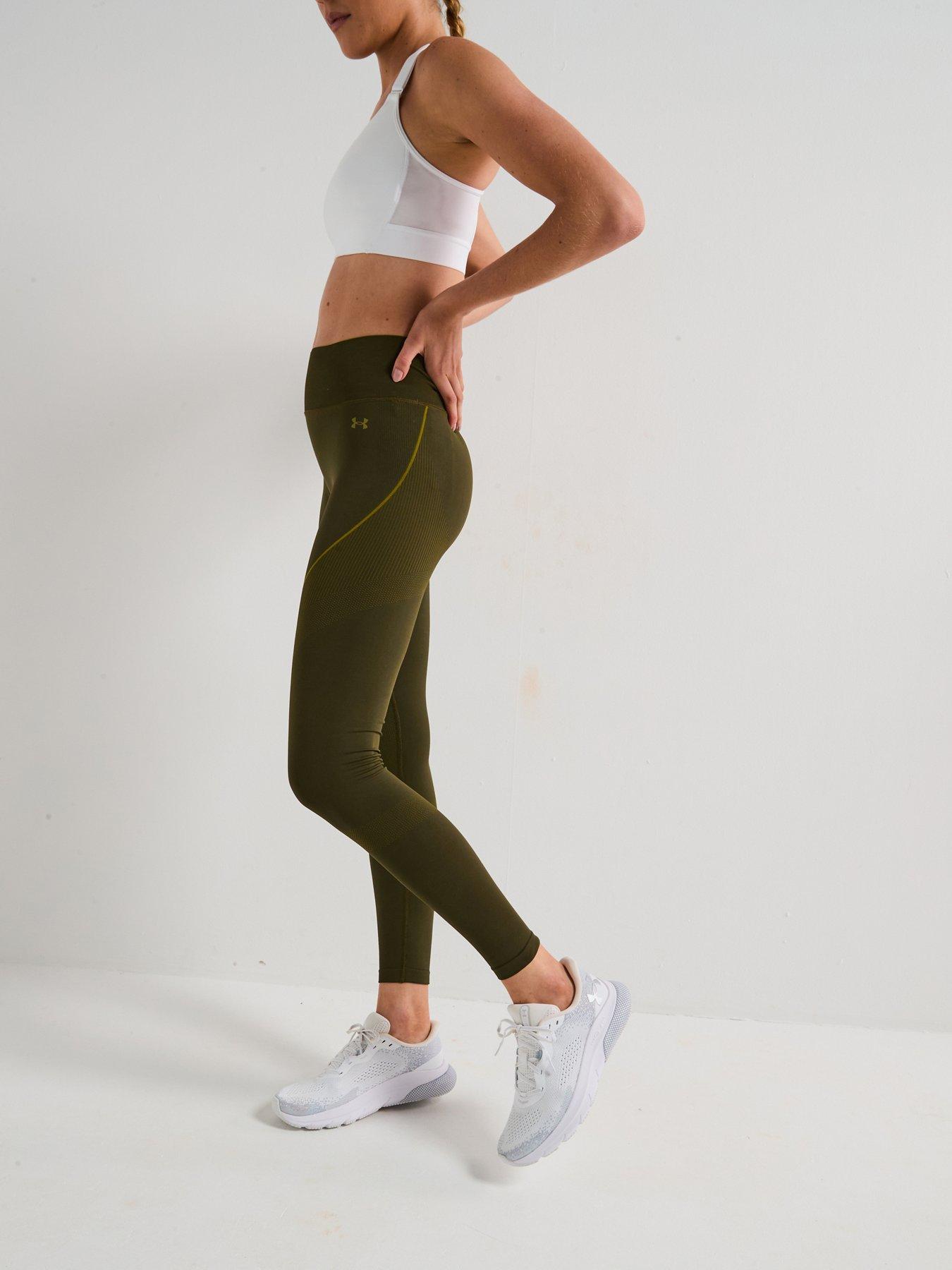 undefined Womens Training Vanish Seamless Tights - Green