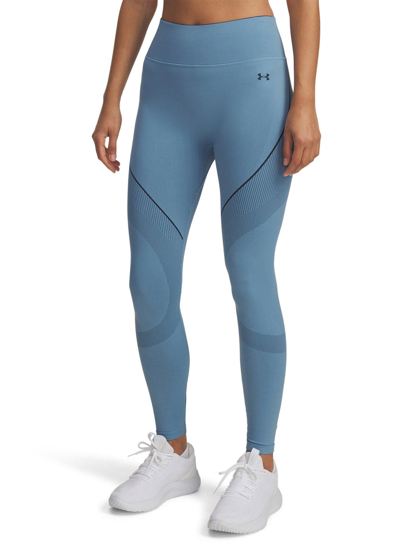 undefined Womens Training Vanish Seamless Tights - Blue