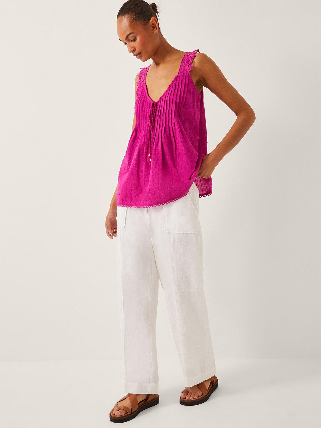 undefined Celia Lace Cami - Pink
