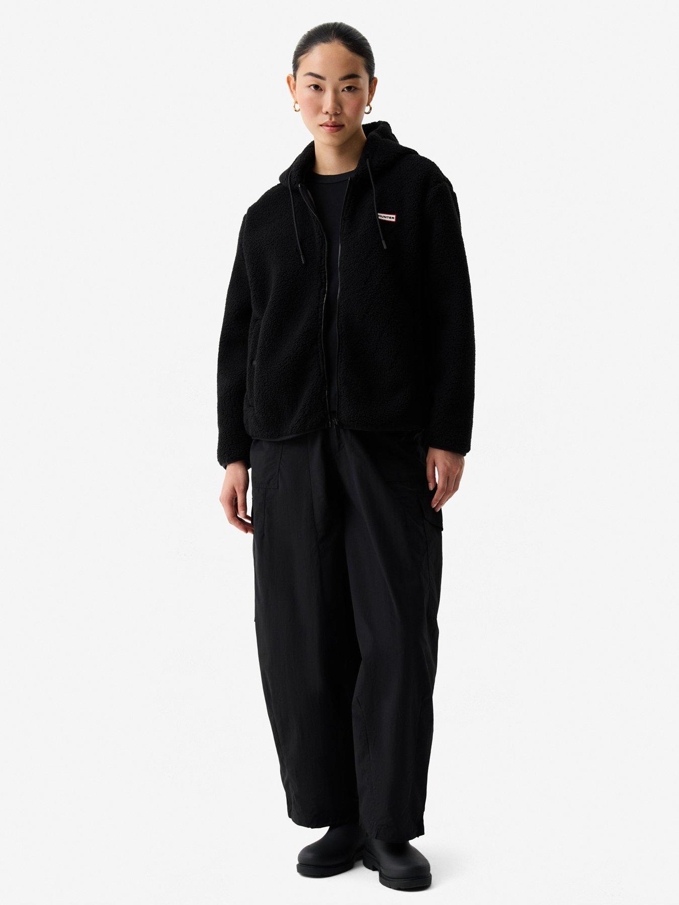 Image 3 of 5 of Hunter Bonelle Borg Fleece Jacket - Black