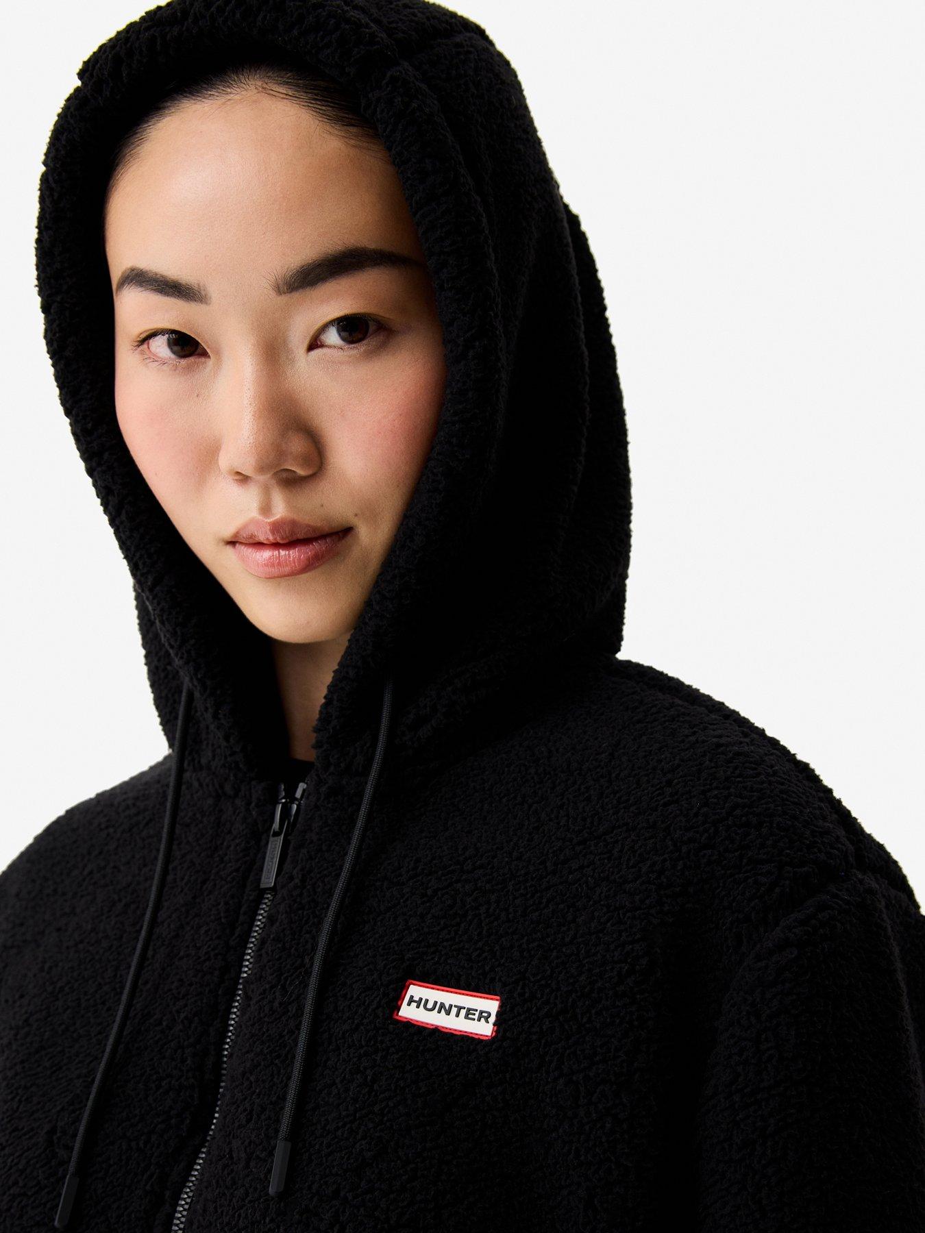 Image 4 of 5 of Hunter Bonelle Borg Fleece Jacket - Black