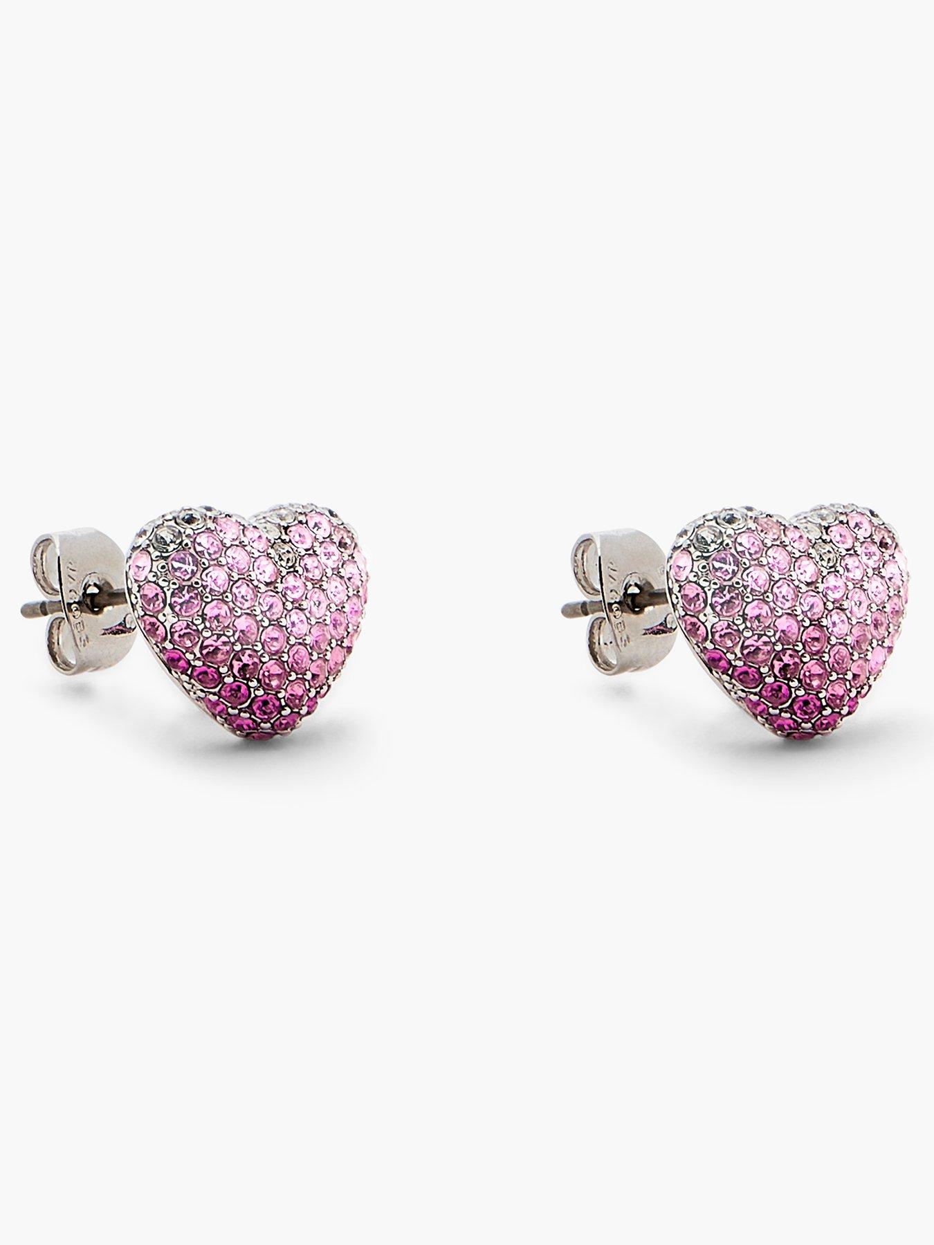 undefined Balloon Heart Pave Earrings