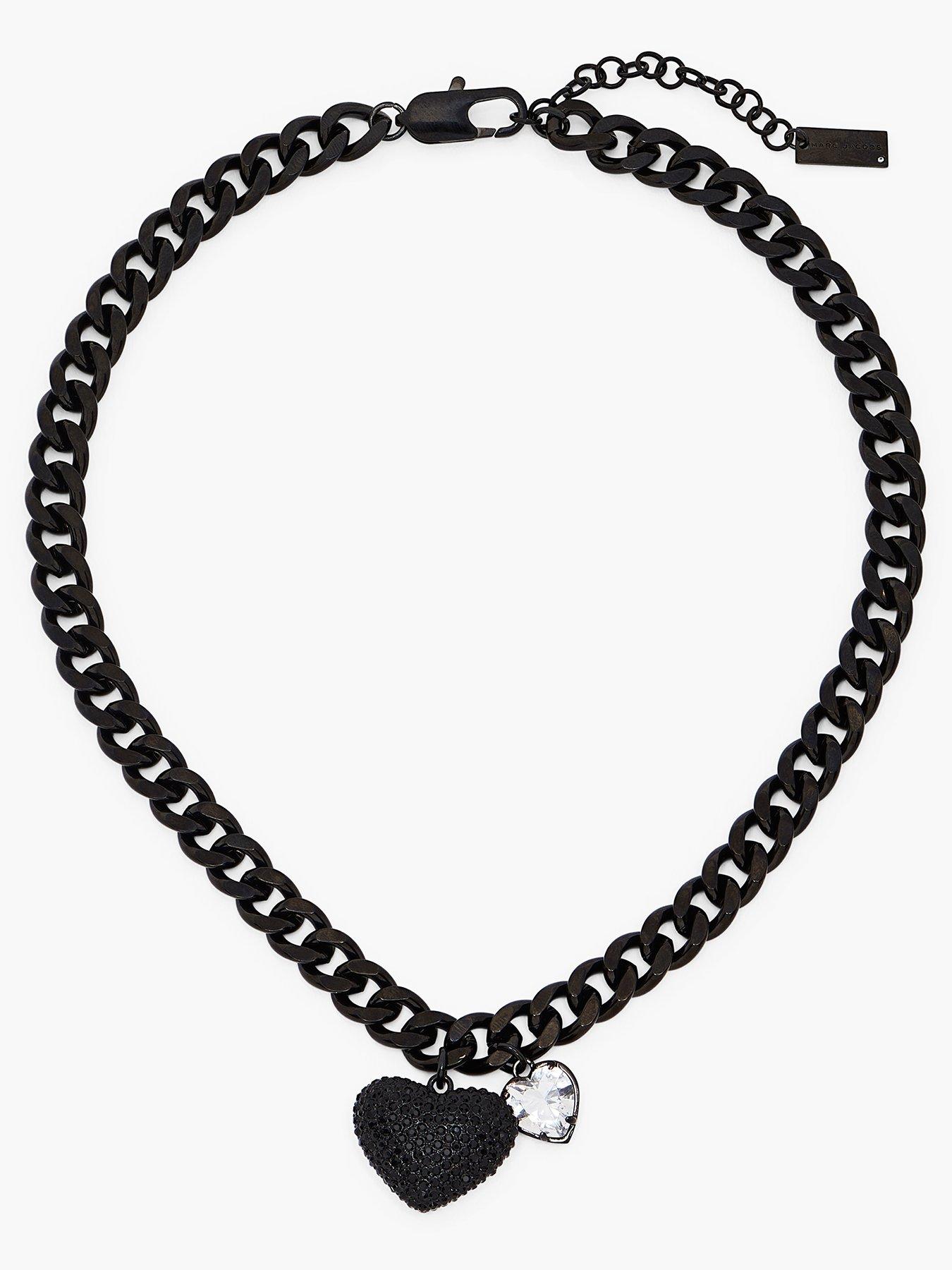 undefined Heart Balloon Pave Necklace