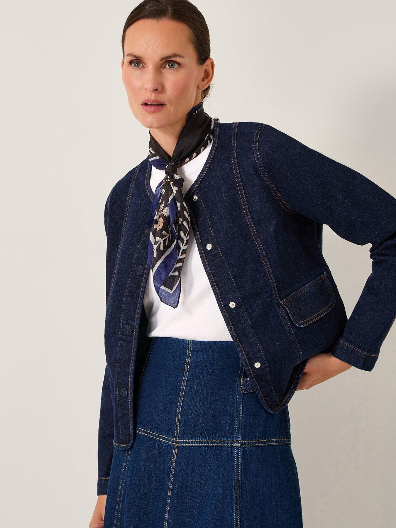 undefined Vivian Denim Jacket - Blue