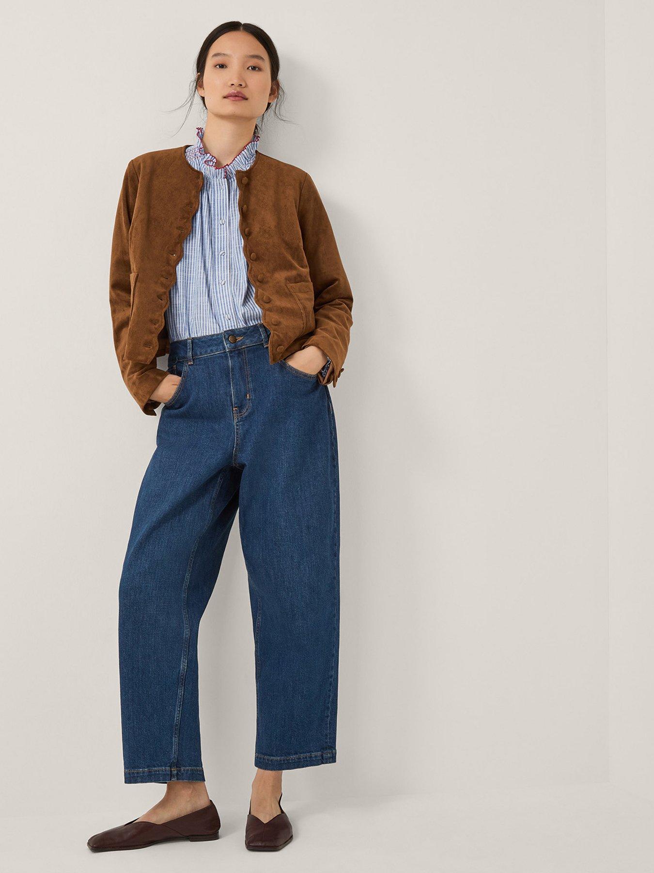 undefined Naya Suedette Jacket - Brown