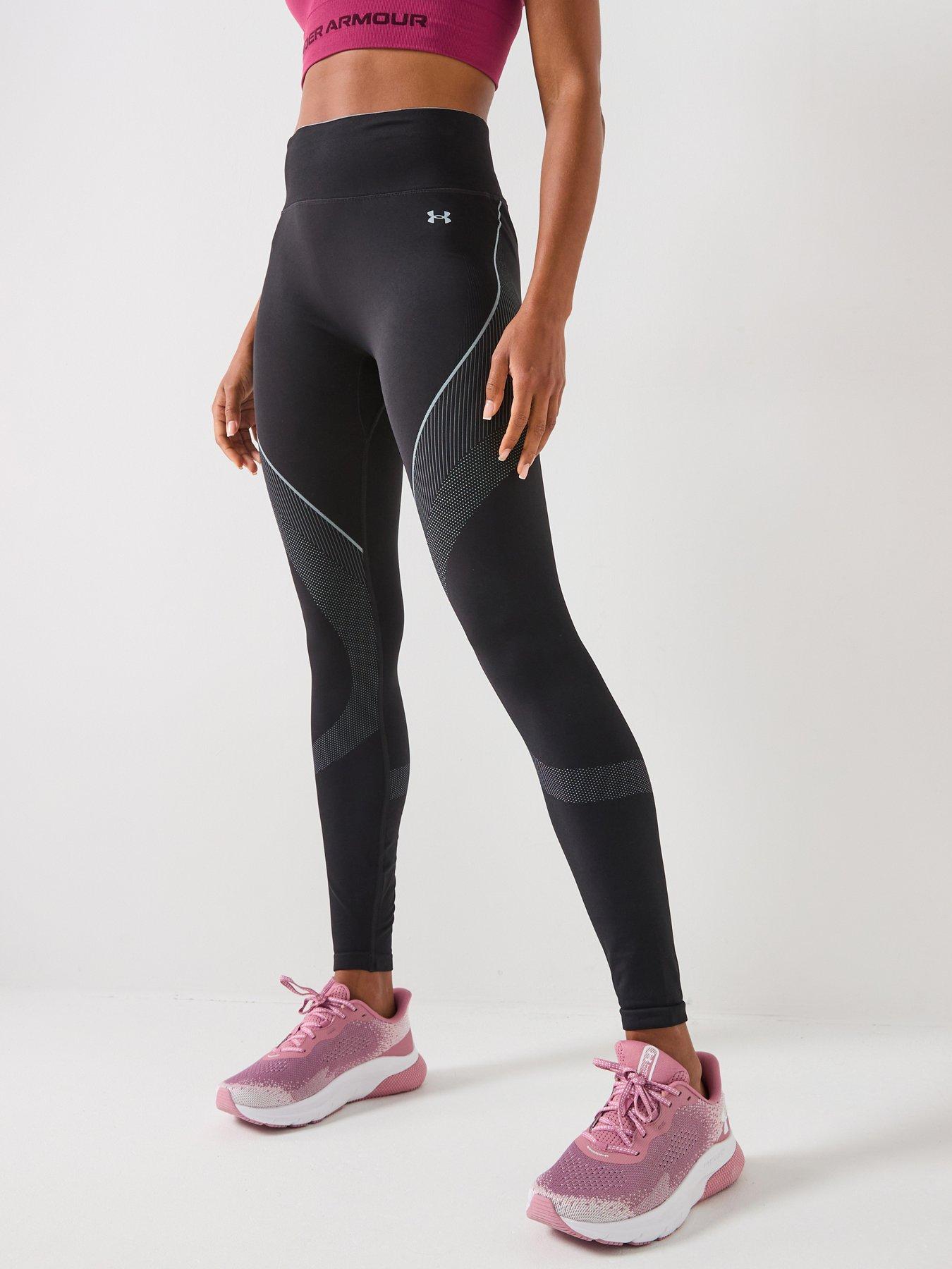 UNDER ARMOUR Womens Training Vanish Seamless Tights Black Very