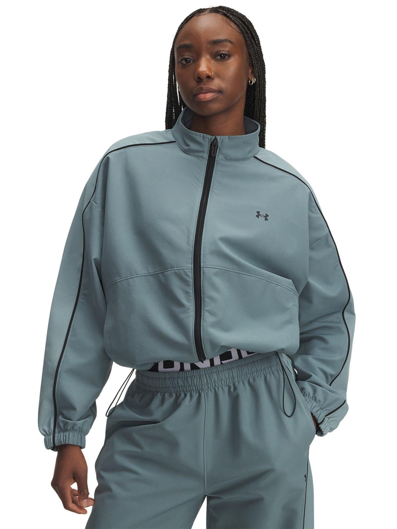 undefined Womens Training Rival Woven Jacket - Green