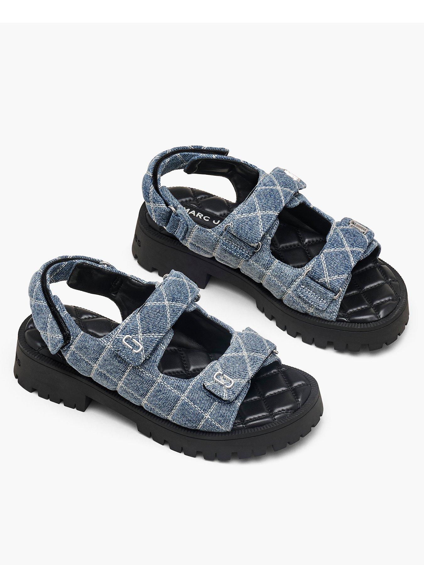 MARC JACOBS The J Strap Sport Sandal - Black