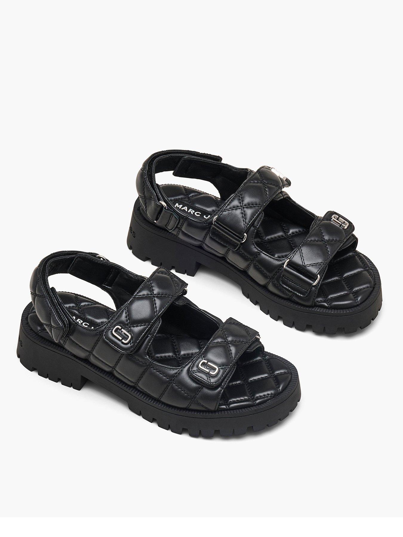 Image 1 of 5 of MARC JACOBS The J Strap Sport Sandal - Black