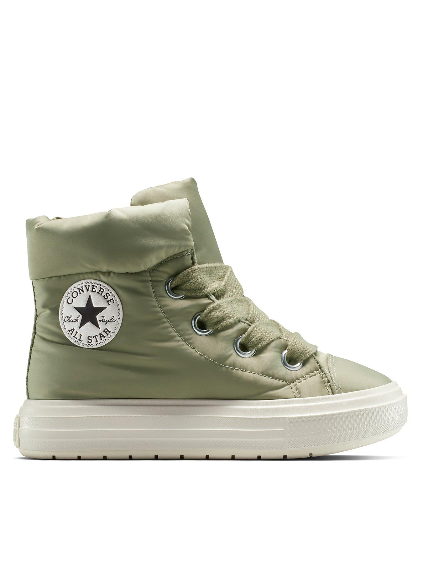 Converse Womens Converse Chuck Taylor All Star Elements Boot High Top -Green
