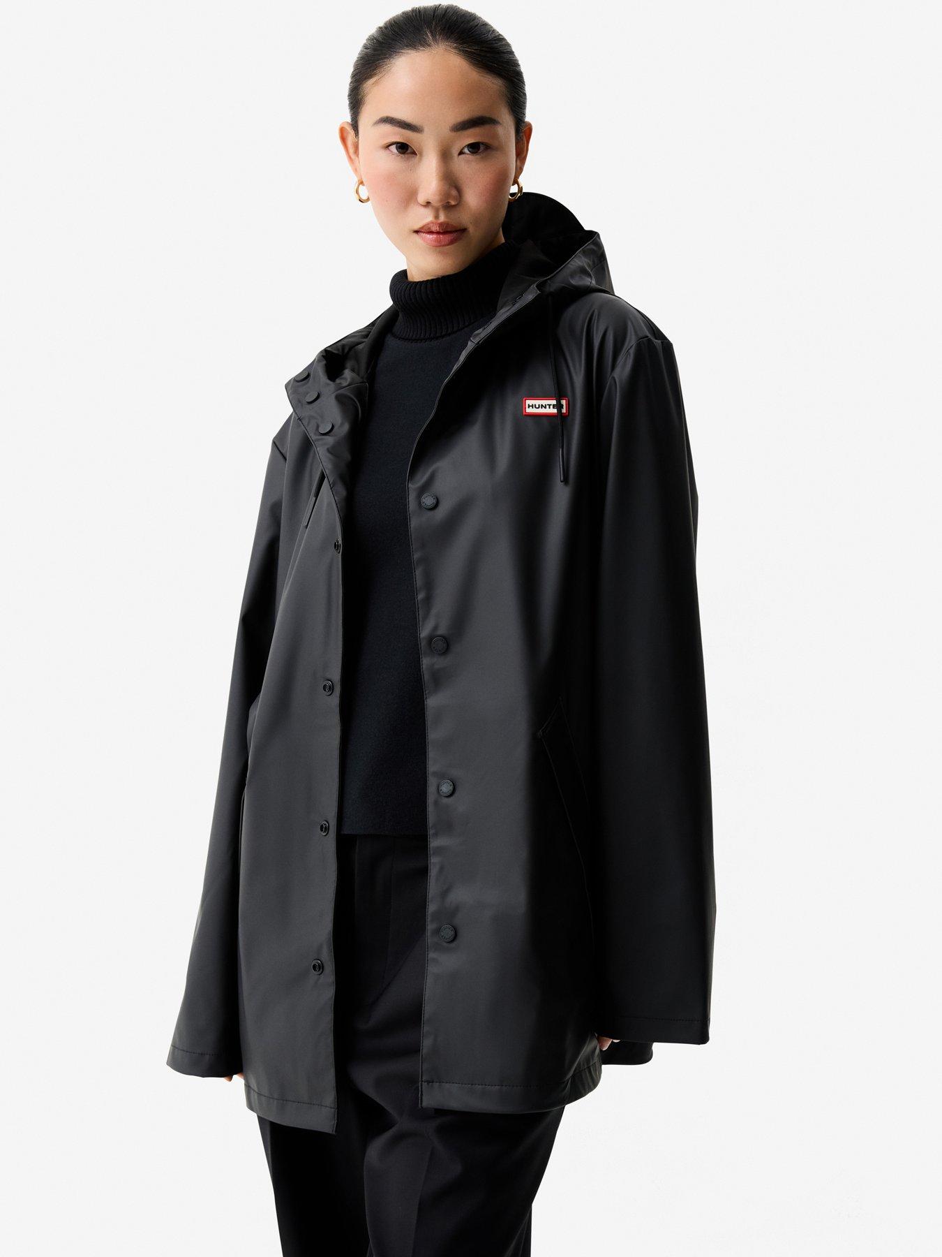 Hunter Jopu Raincoat - Black