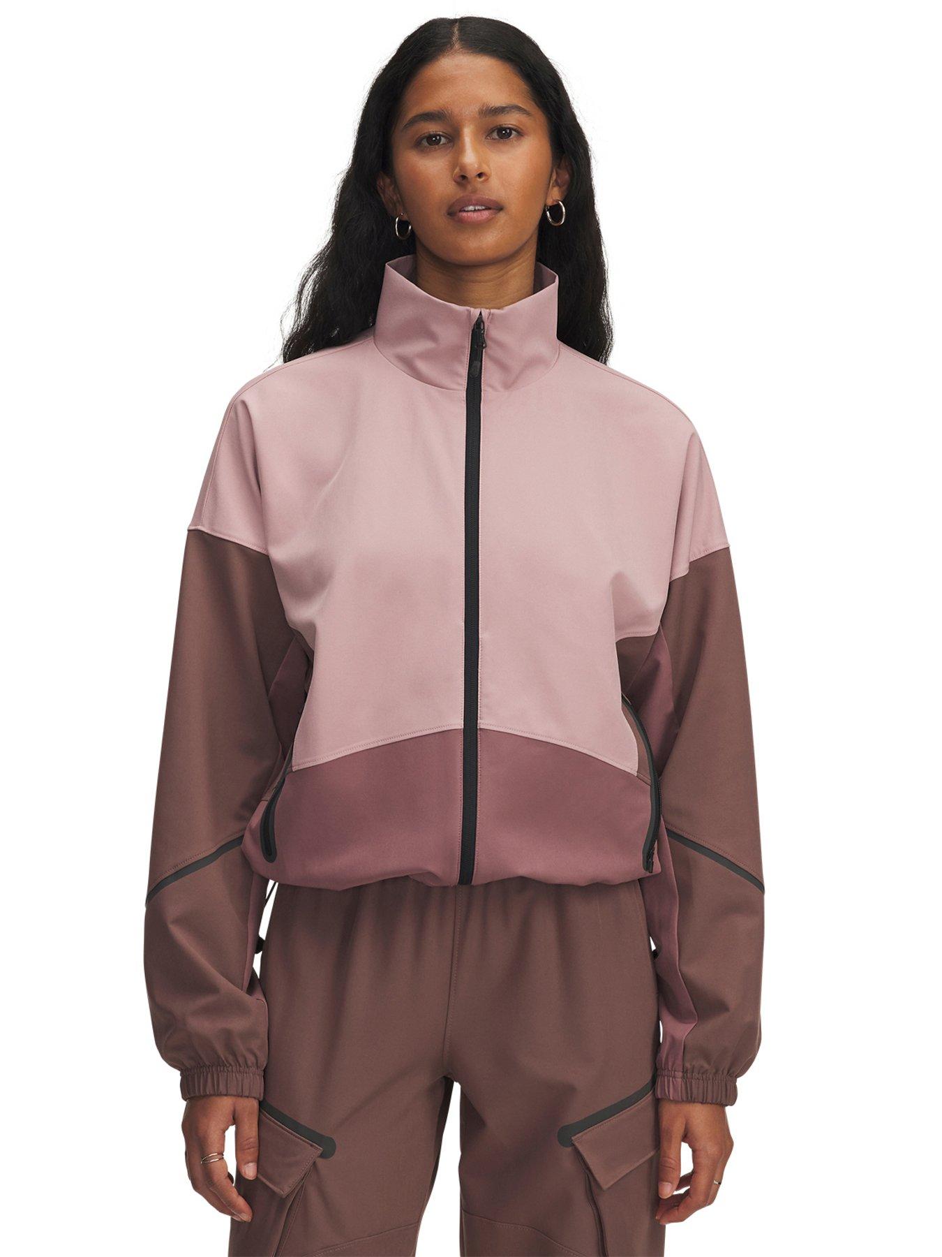 UNDER ARMOUR Womens Training Unstoppable Jacket - Pink