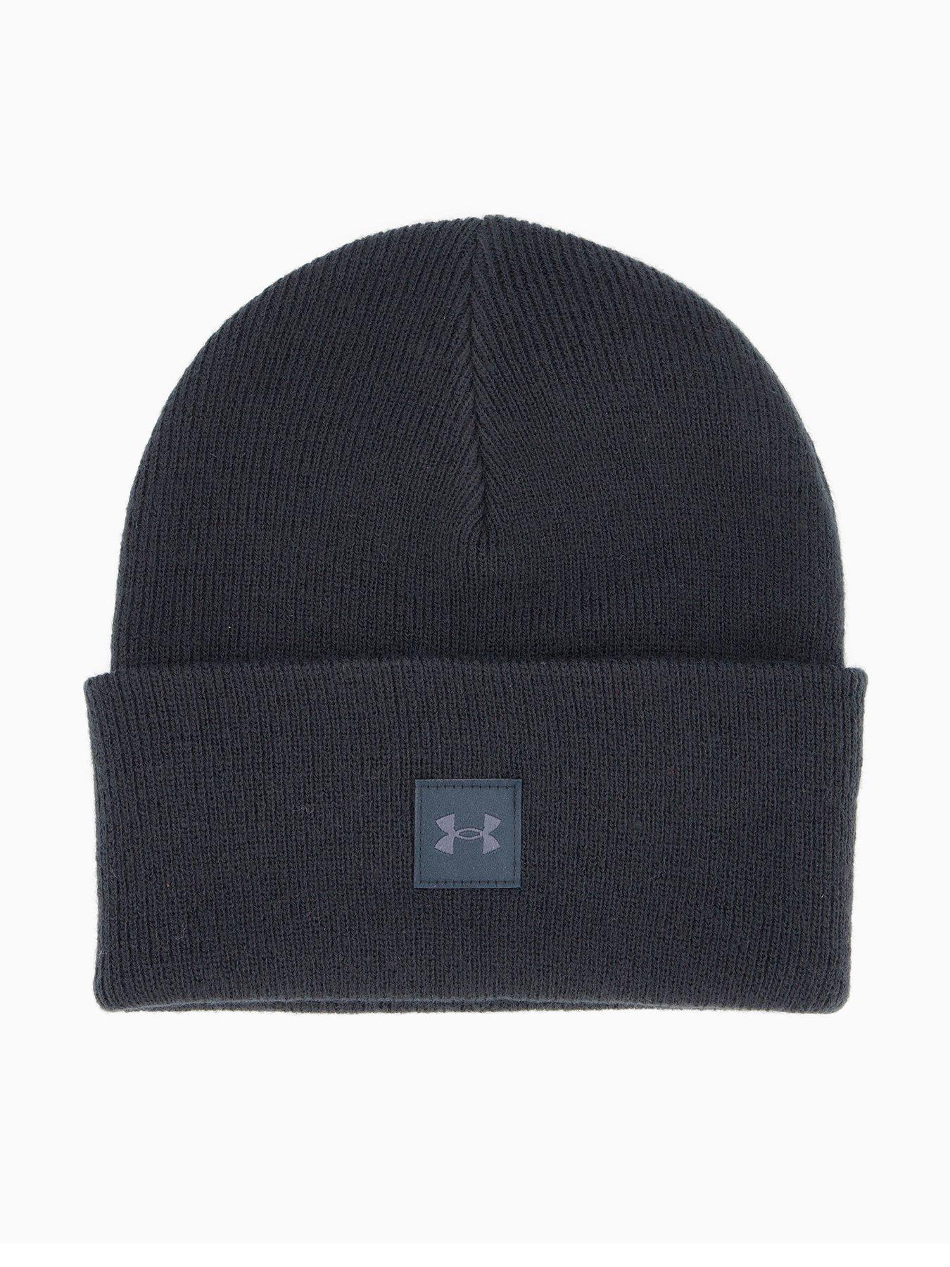 UNDER ARMOUR Womens Training Halftime Beanie Hat - Black