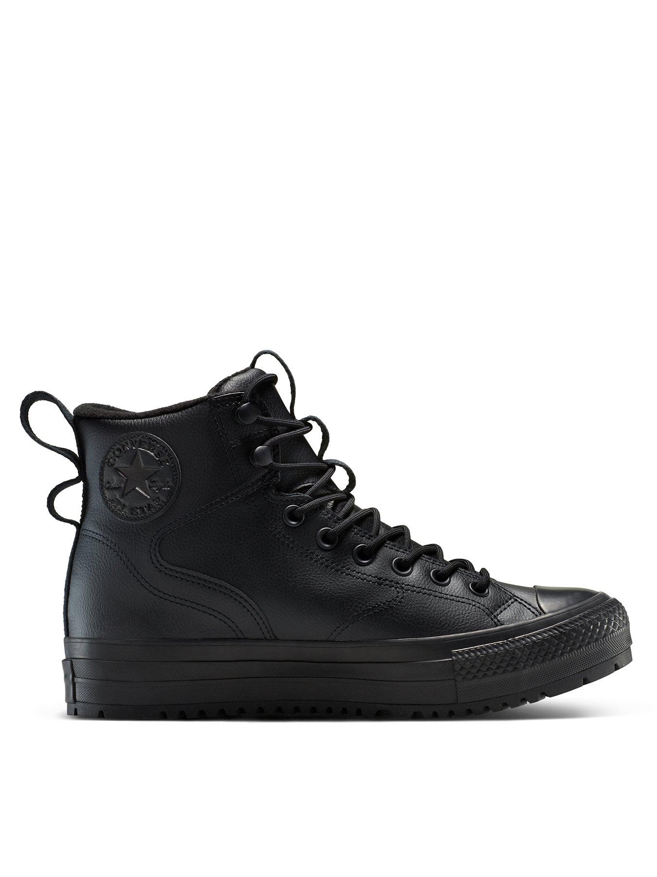Converse Mens Chuck Taylor All Star Water-Repellent Hiker Boot High Top - Black