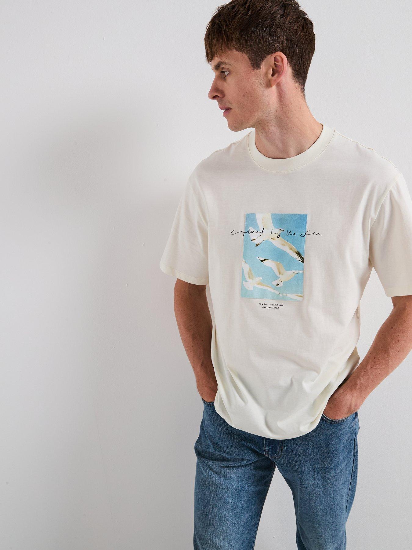 Image 4 of 6 of Mango Bird Graphic T-Shirt - Cream
