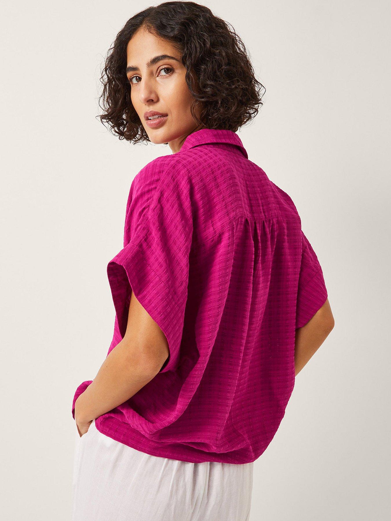 Image 2 of 6 of Monsoon Paige Shirt - Pink
