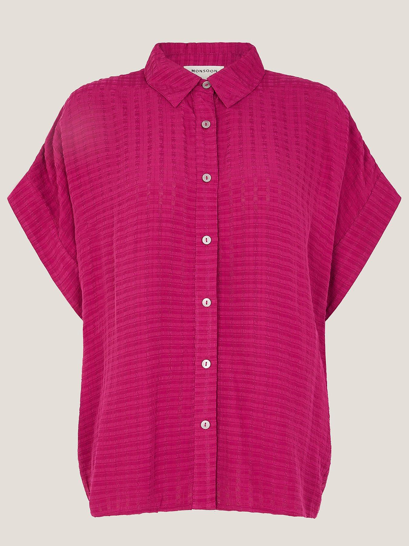 Image 3 of 6 of Monsoon Paige Shirt - Pink