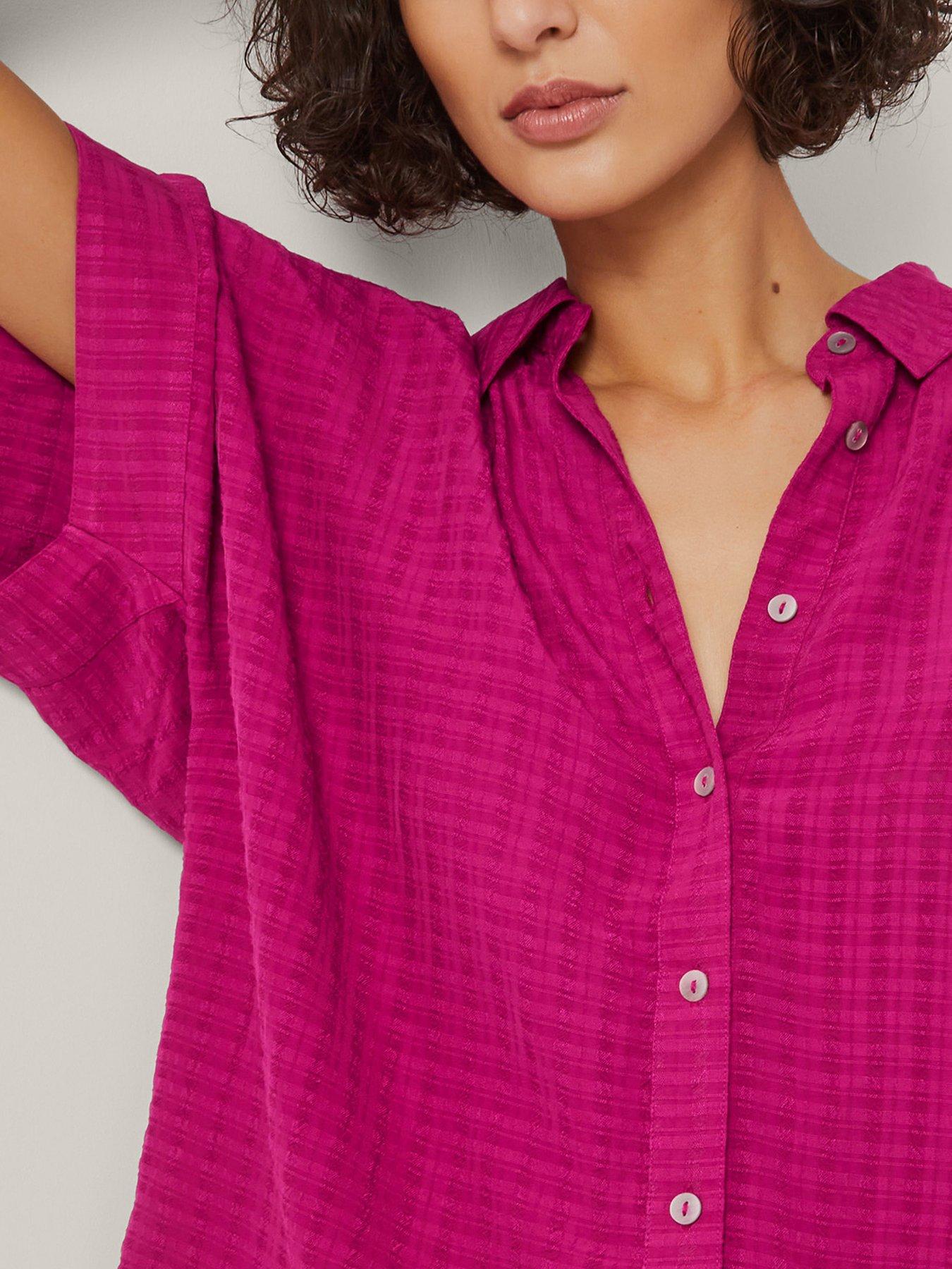 Image 5 of 6 of Monsoon Paige Shirt - Pink