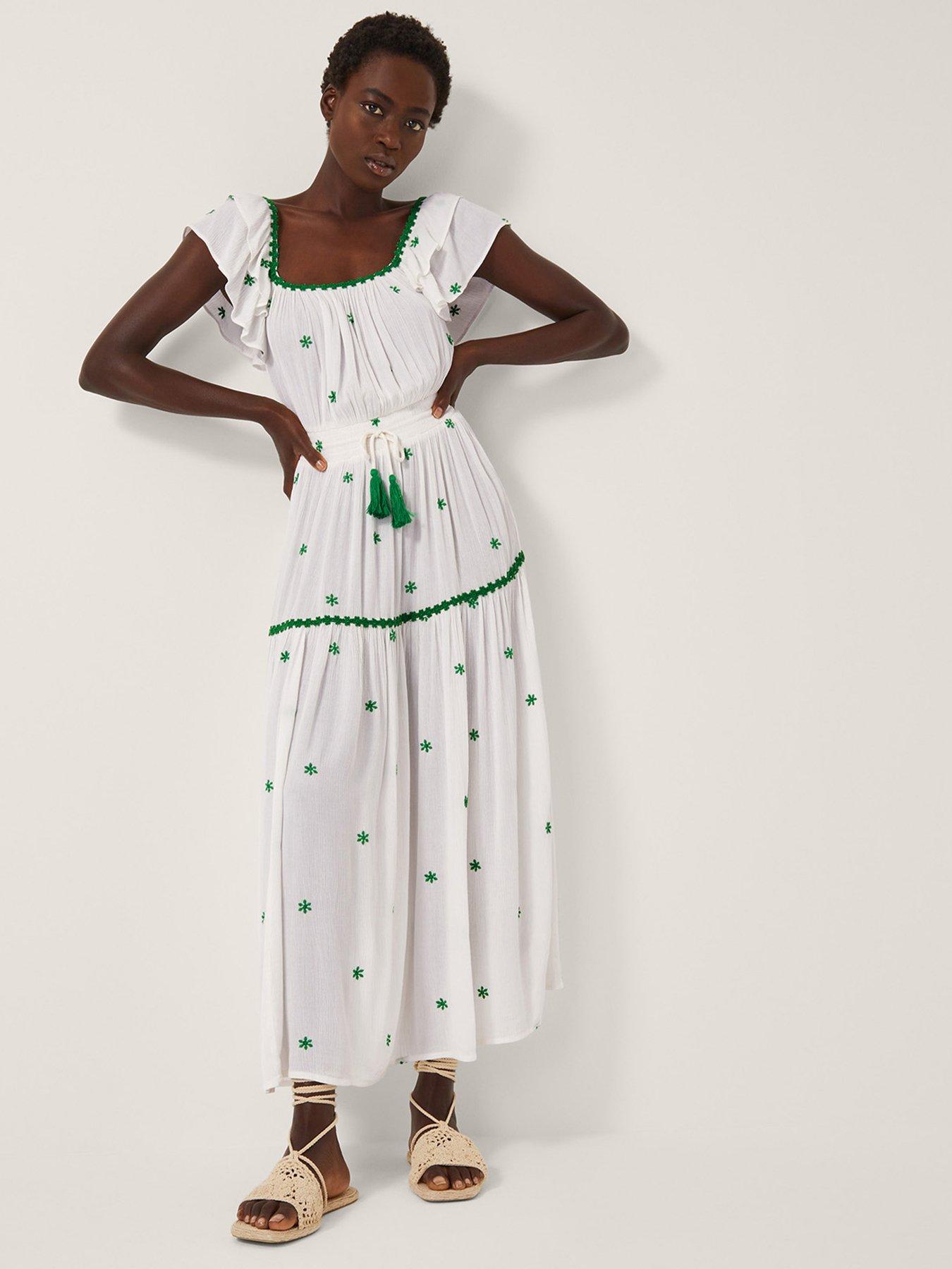 undefined Isabelle Star Dress - White
