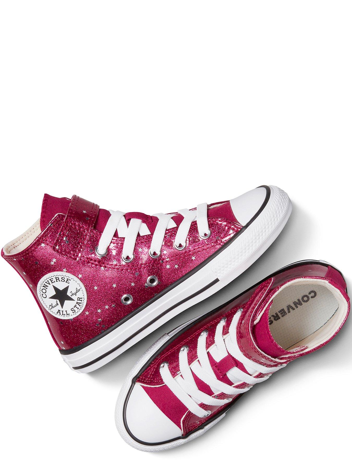 Converse Kids Chuck Taylor All Star Glitter Easy-On High Tops