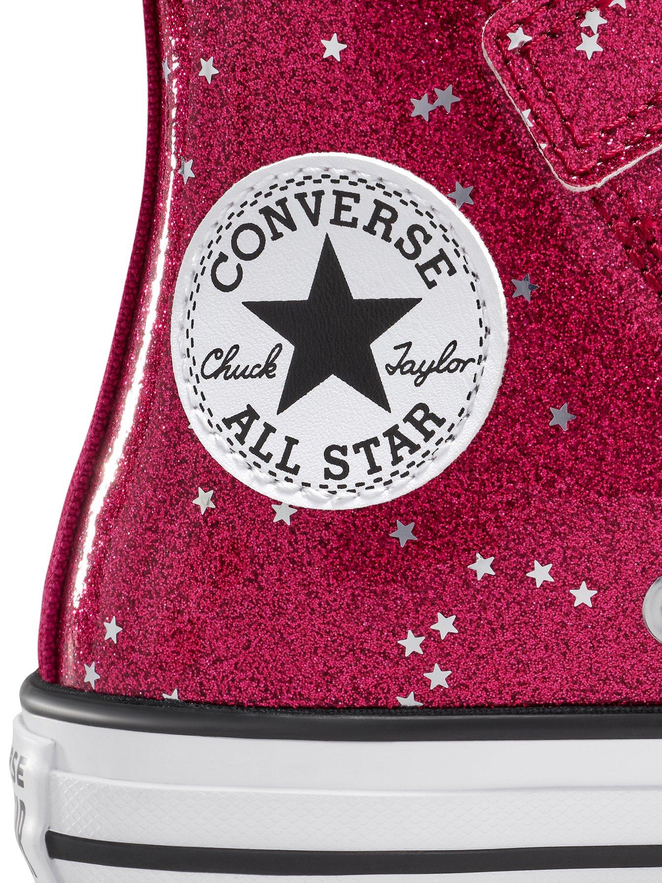 Converse Kids Chuck Taylor All Star Glitter Easy-On High Tops