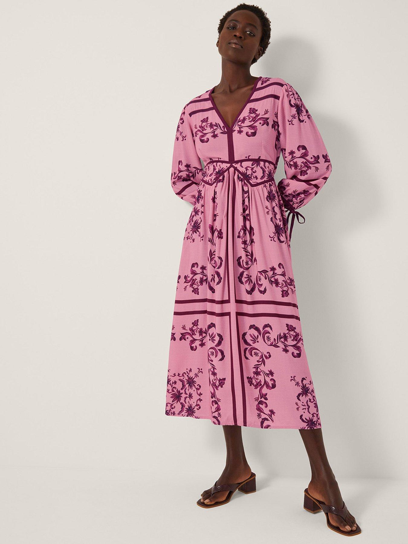 undefined Matilde Print Dress - Pink