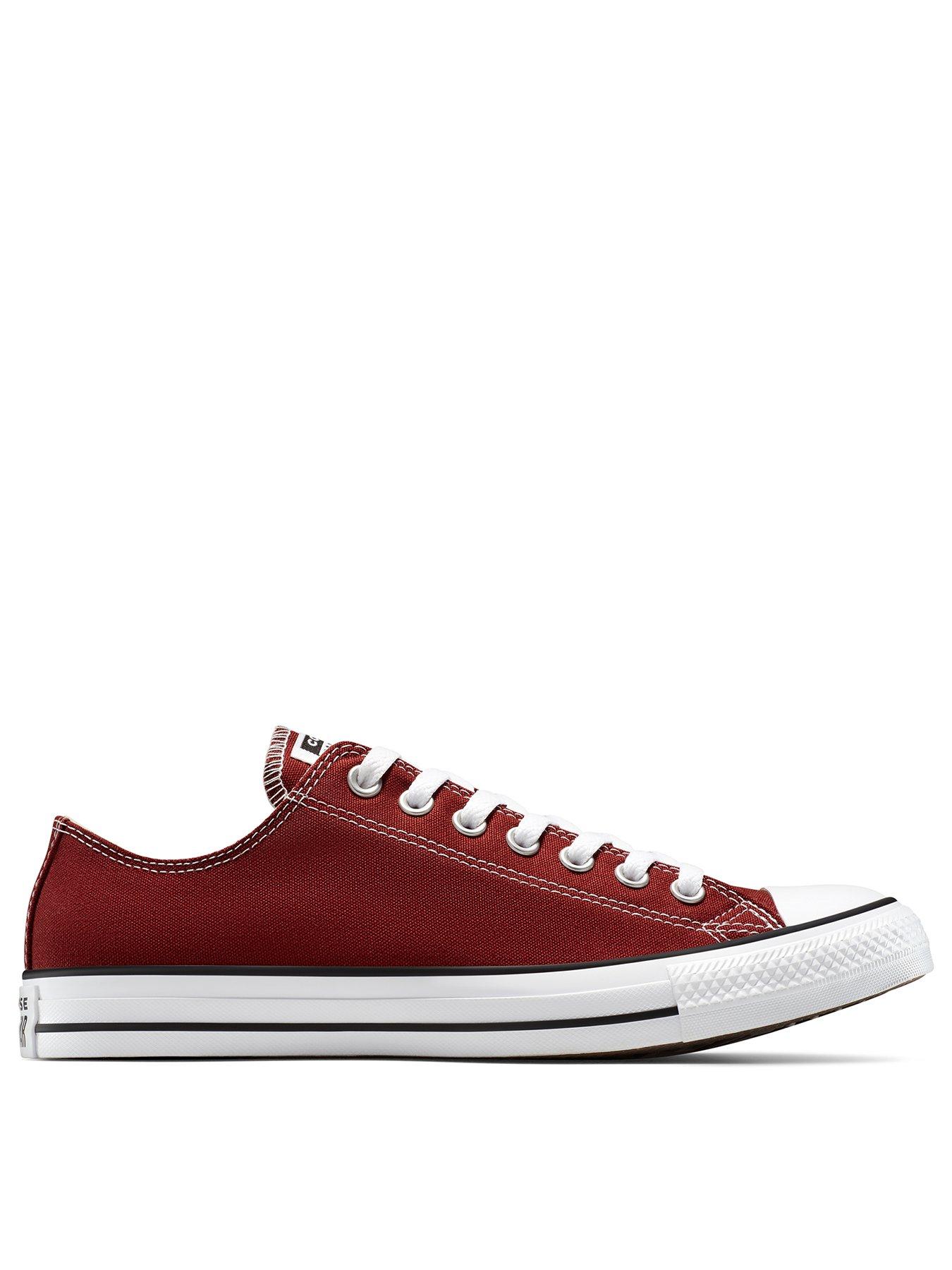 undefined Mens Converse Chuck Taylor All Star Low Top -red