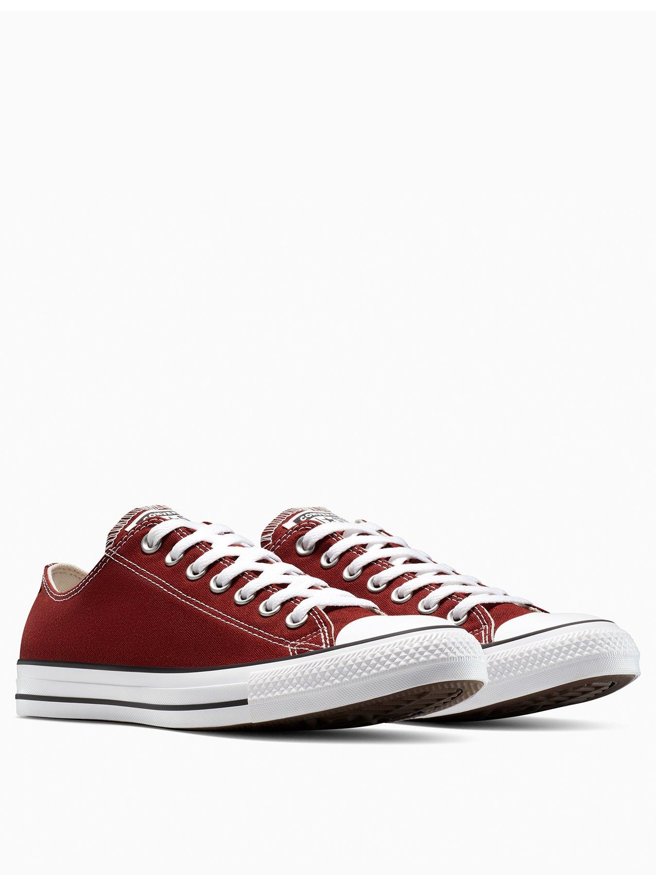 Converse Mens Converse Chuck Taylor All Star Low Top -red | Very