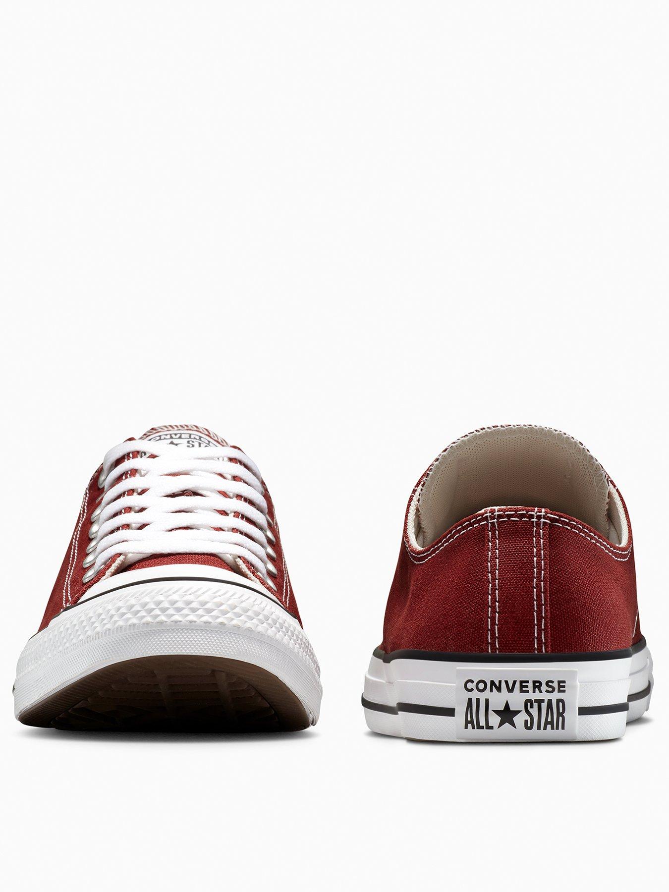 Converse Mens Converse Chuck Taylor All Star Low Top -red | Very
