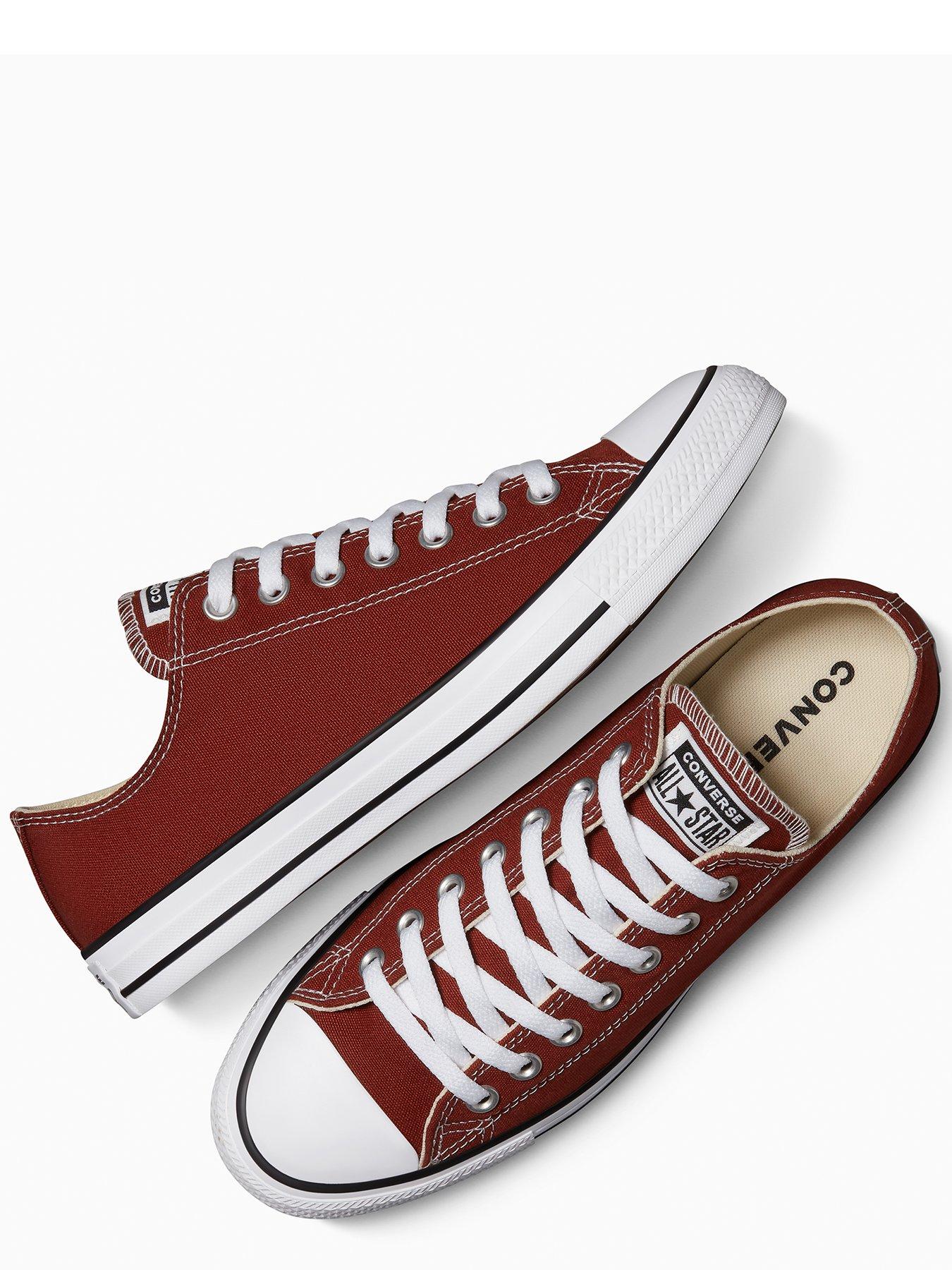 Converse Mens Converse Chuck Taylor All Star Low Top -red | Very