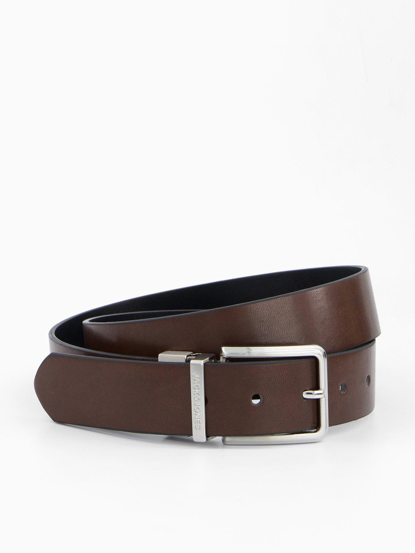 undefined Garda Pu Reversible Leather Belt - Dark Brown
