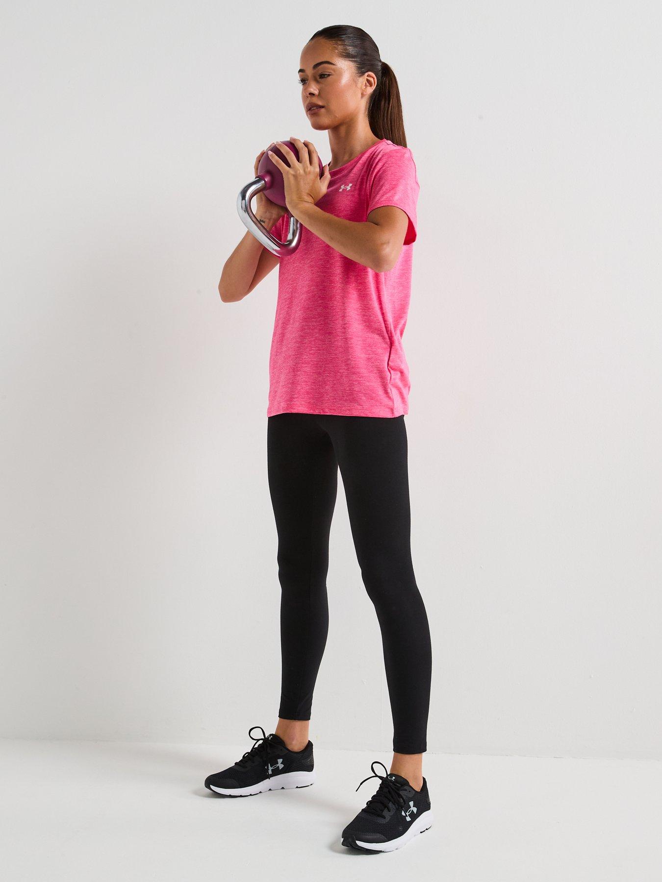 Image 3 of 6 of UNDER ARMOUR Womens Training Tech Twist T-Shirt - Pink