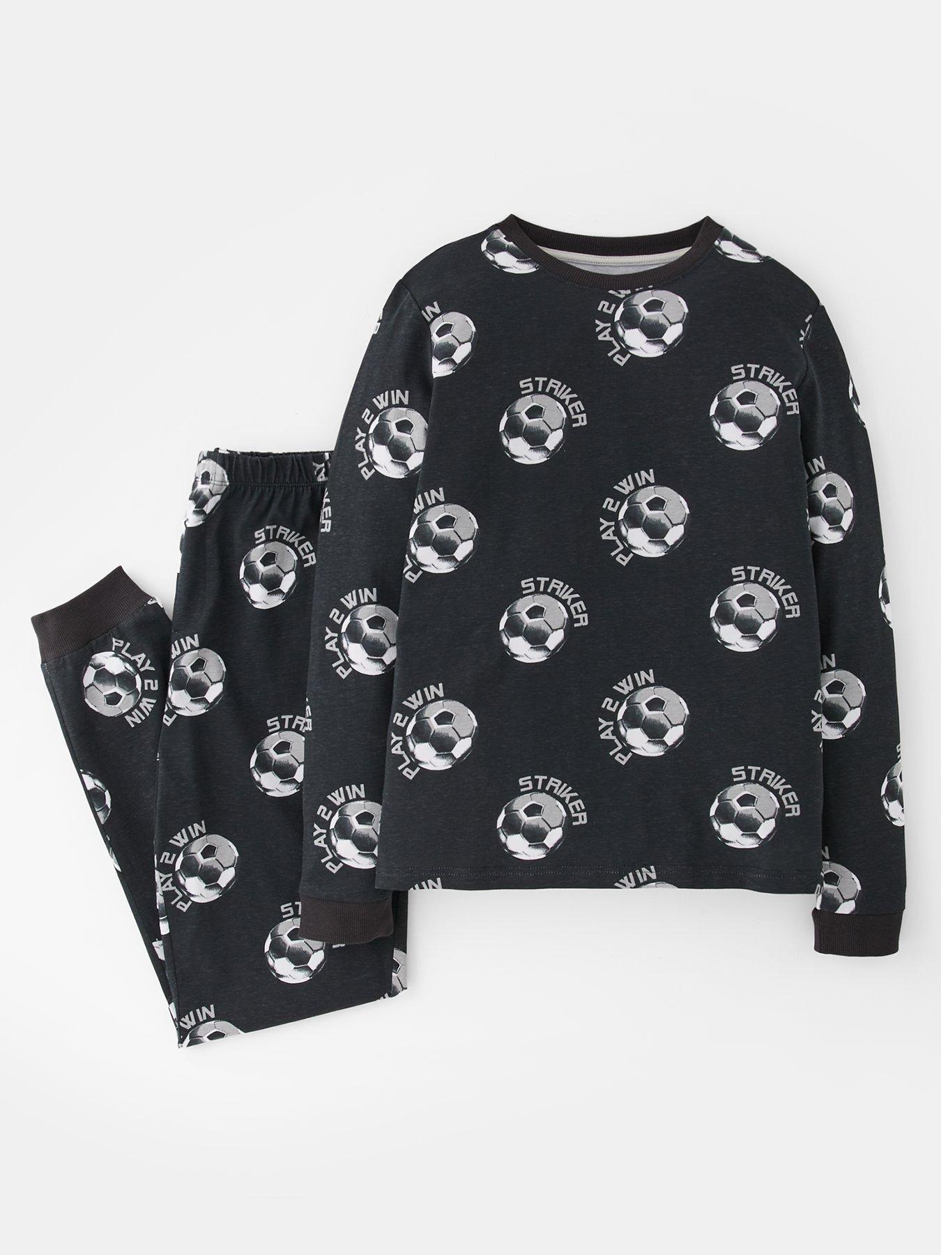 Image 3 of 5 of The Very Collection Boys 3 Pack Football Pyjamas - Multi