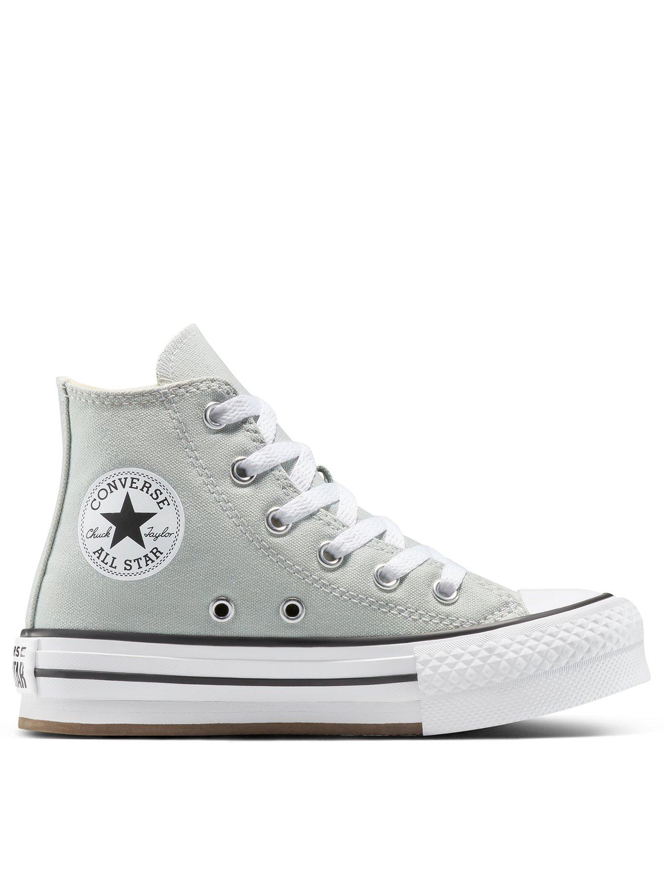Converse Kids Chuck Taylor All Star Eva Lift Platform High Tops - Grey