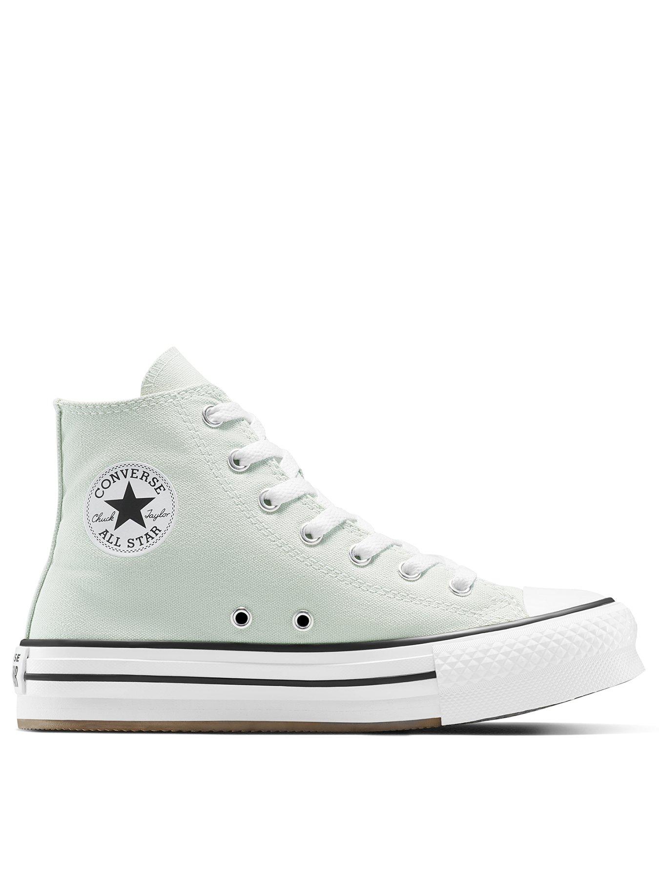 undefined Juniors Chuck Taylor All Star Eva Lift Platform High Top - Grey