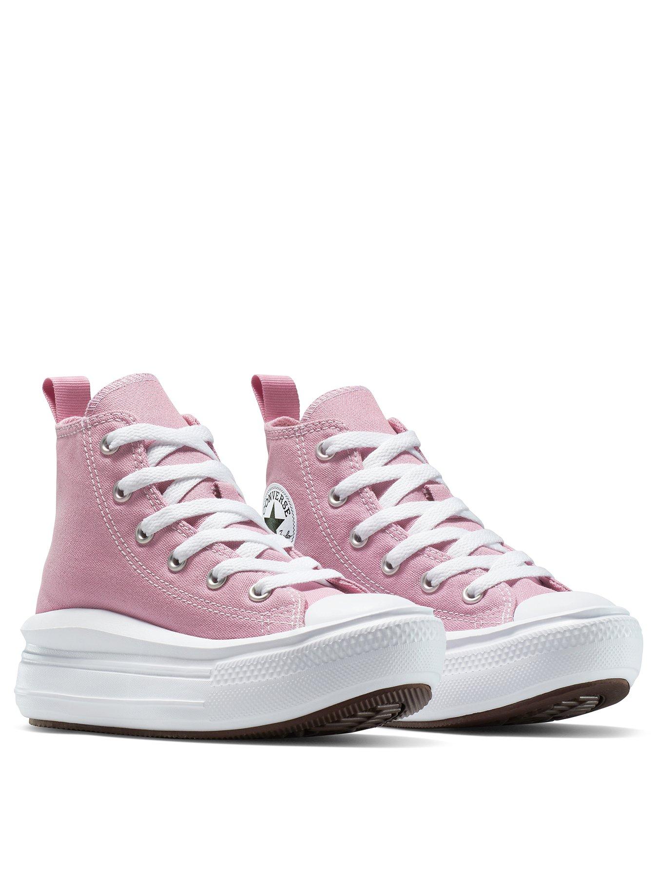 Image 2 of 6 of Converse Kids Chuck Taylor All Star Move Platform High Top - Pink